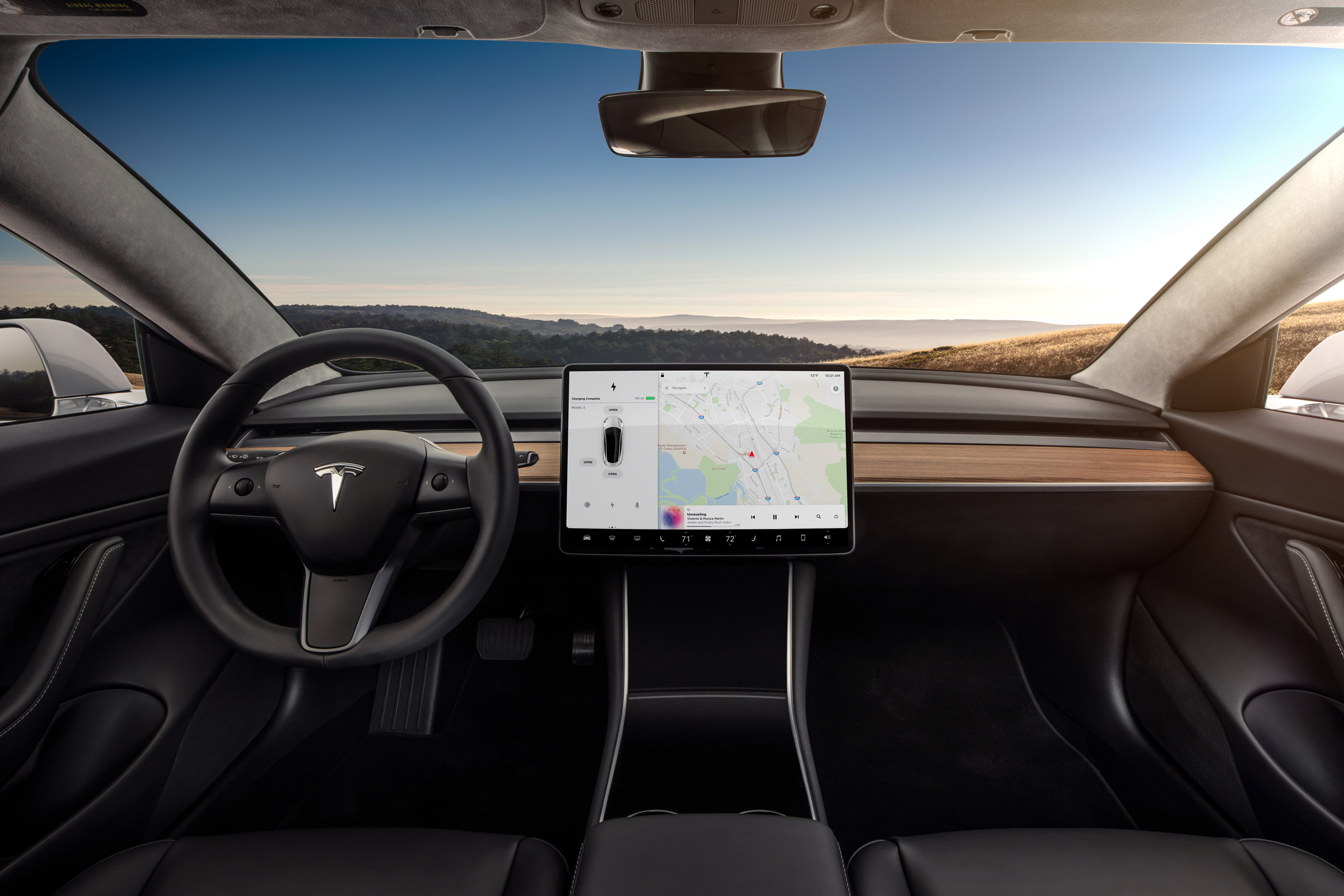 Tesla Model 3 dash