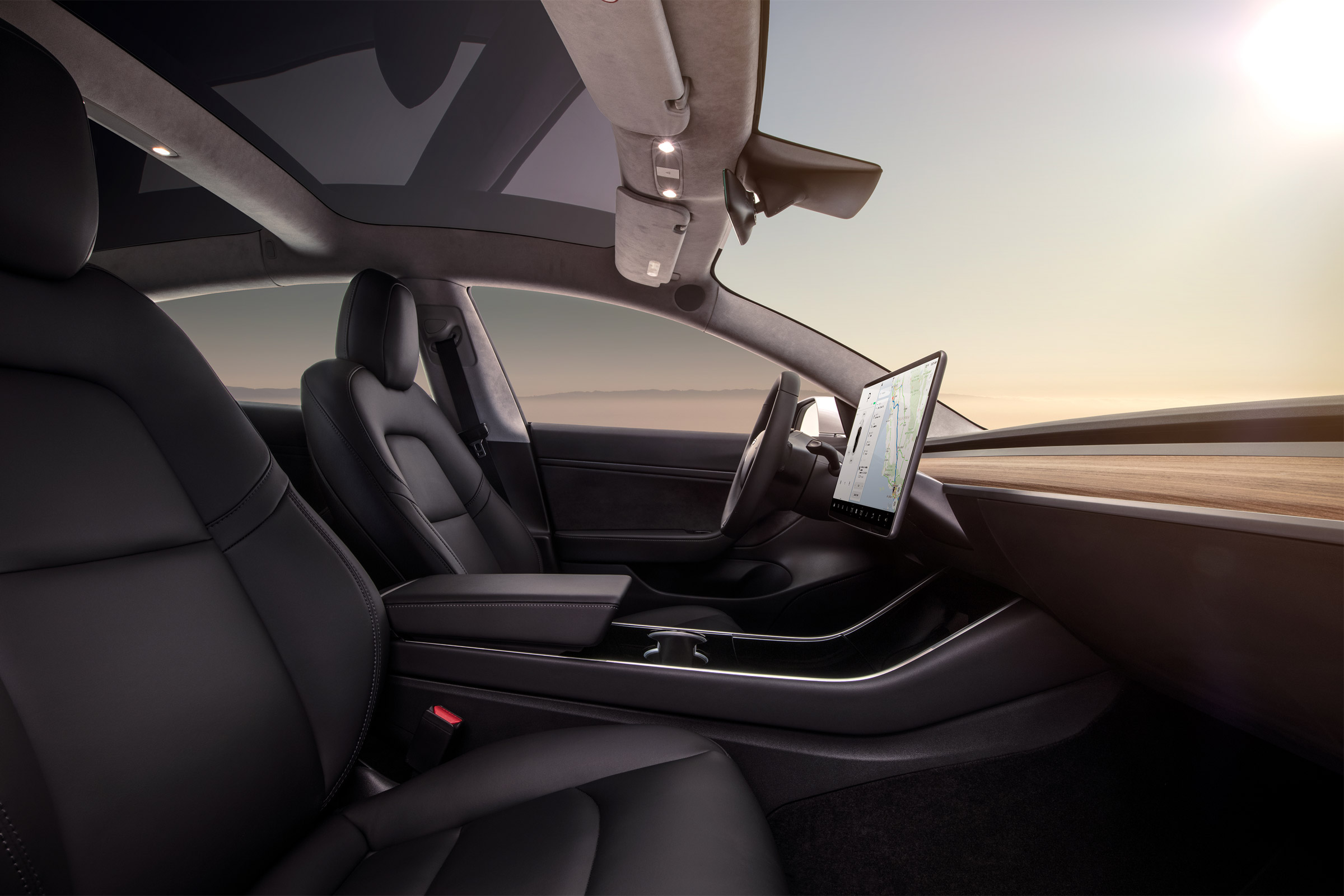 Tesla Model 3 interior