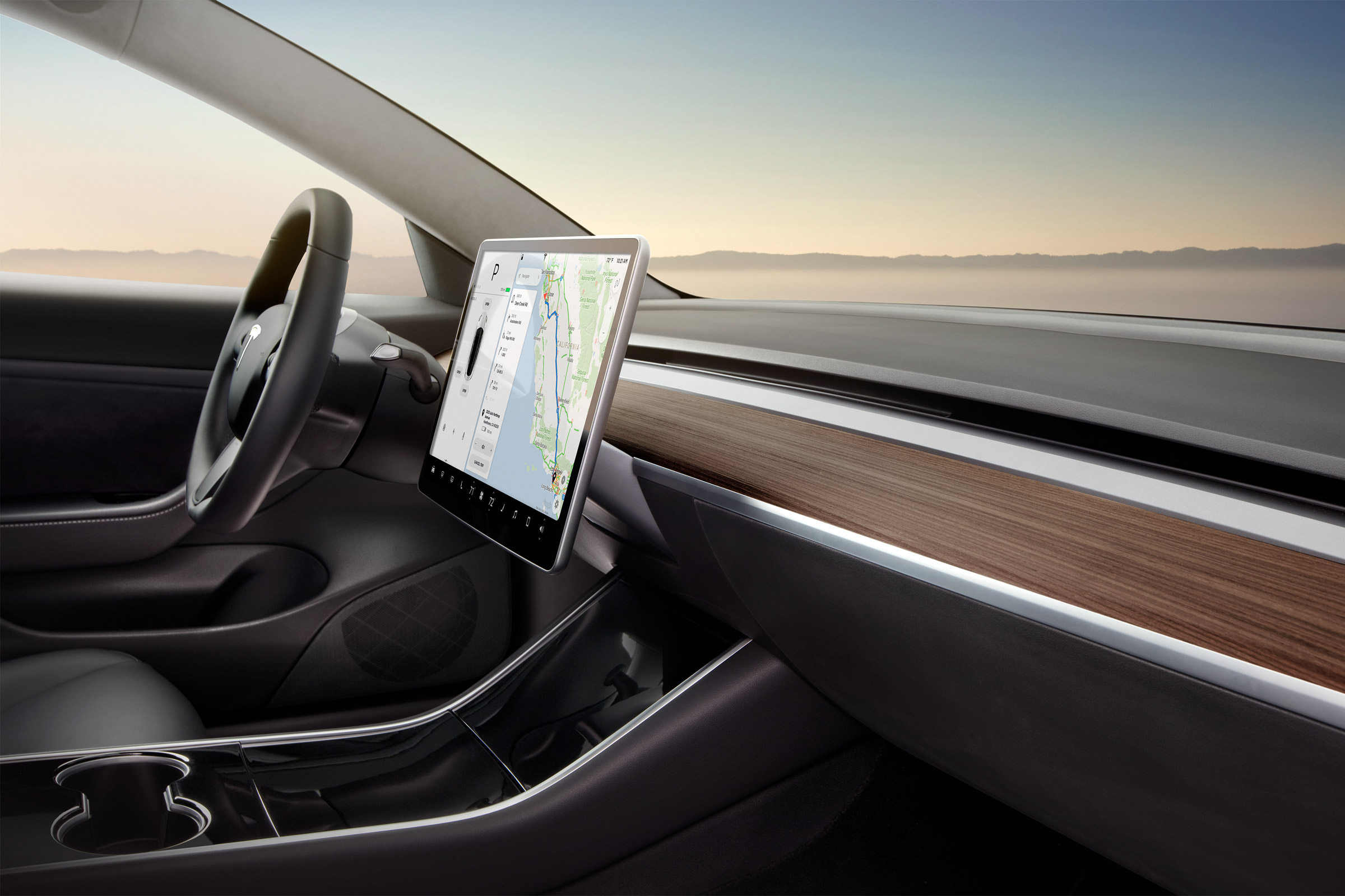 Tesla Model 3 cabin