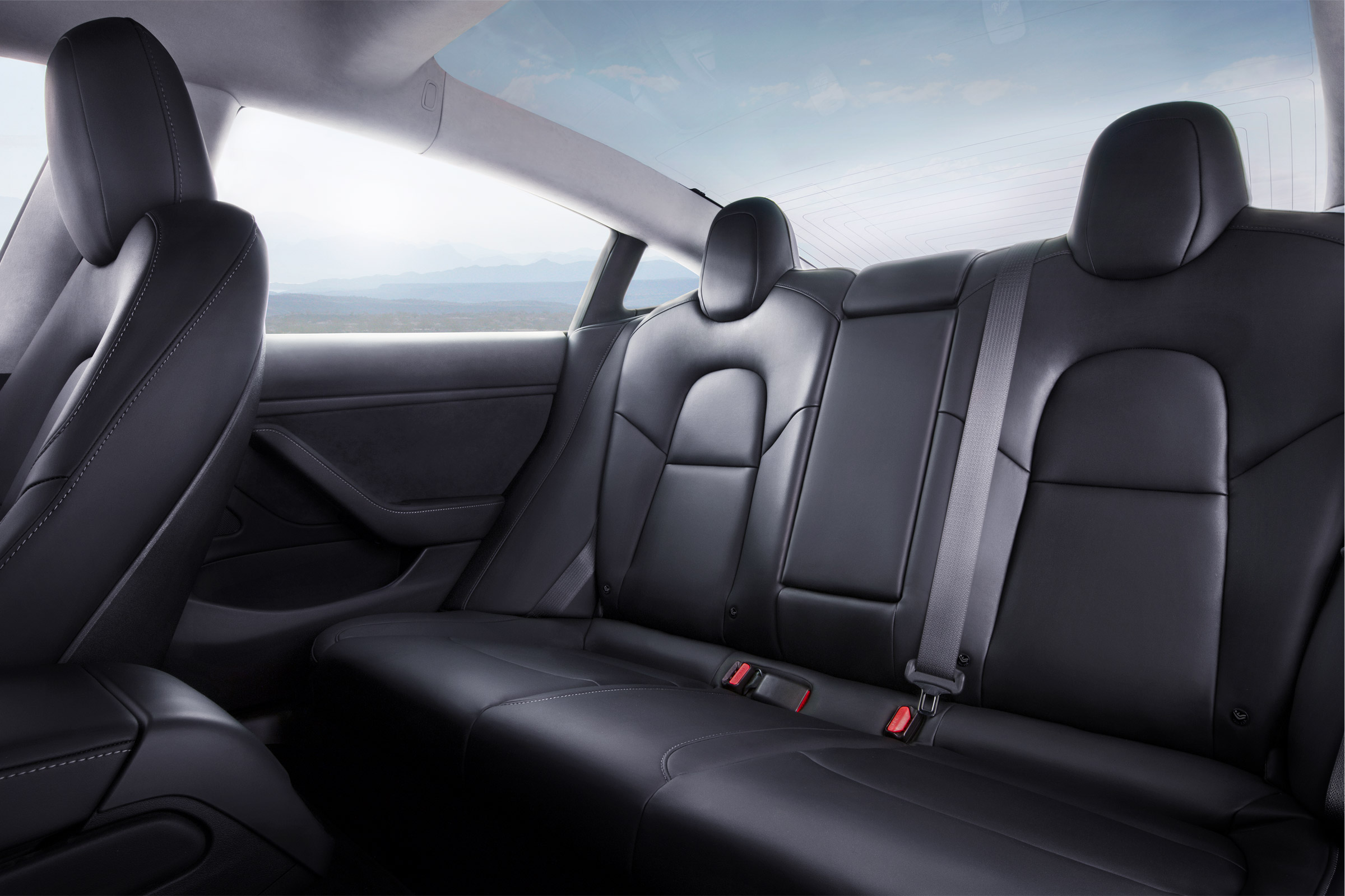 Tesla Model 3 rear seats