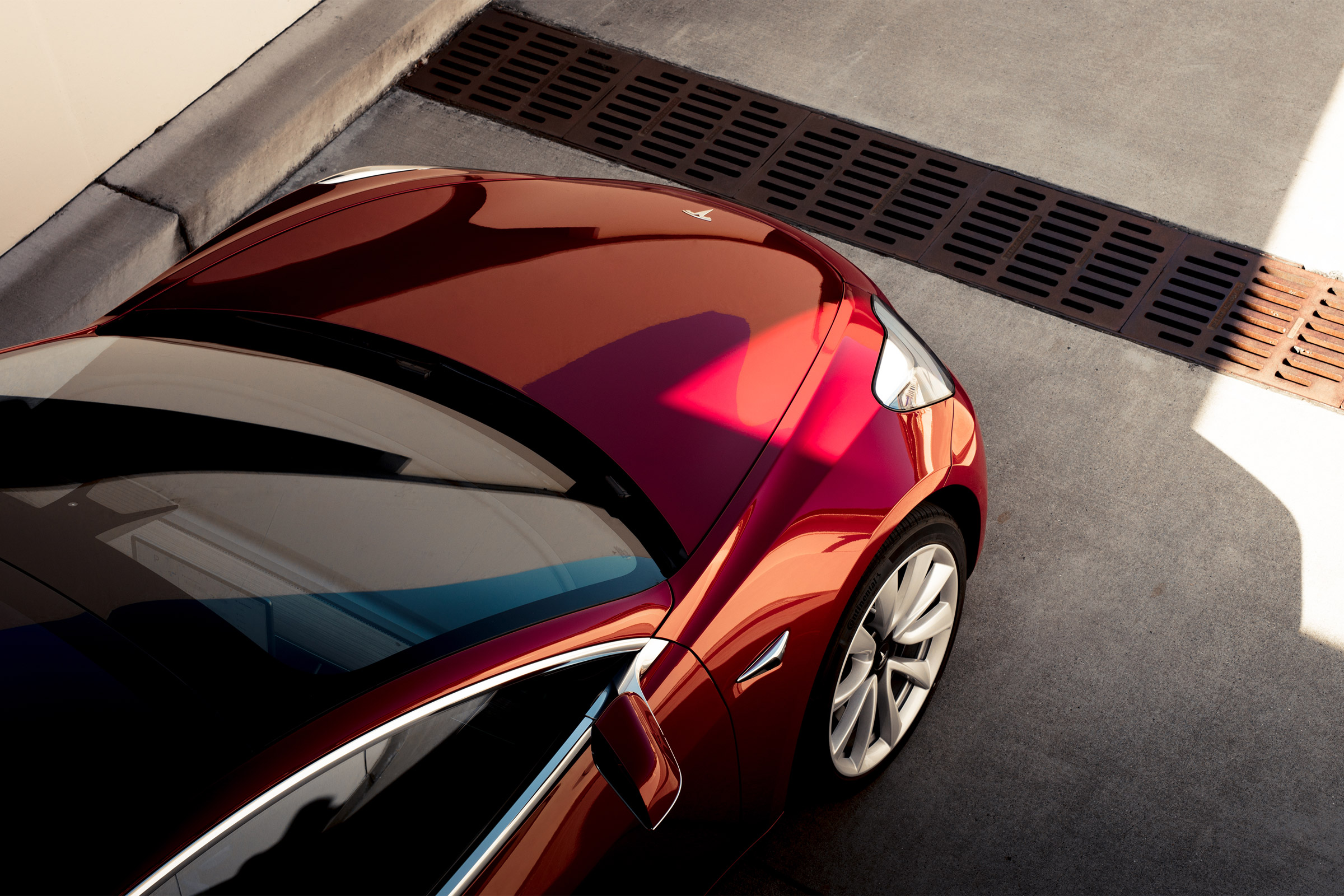 Tesla Model 3 nose