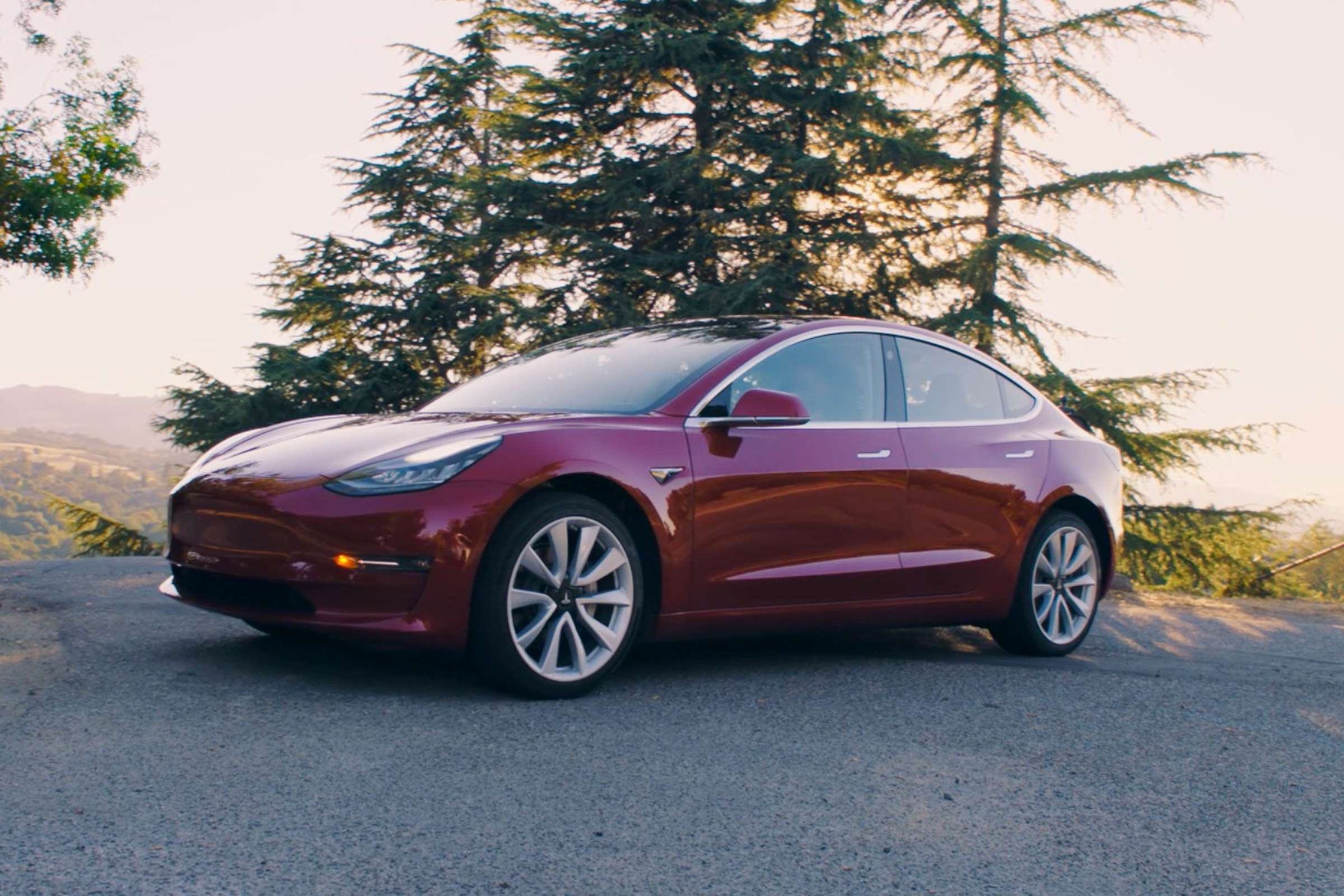 Tesla Model 3 front static