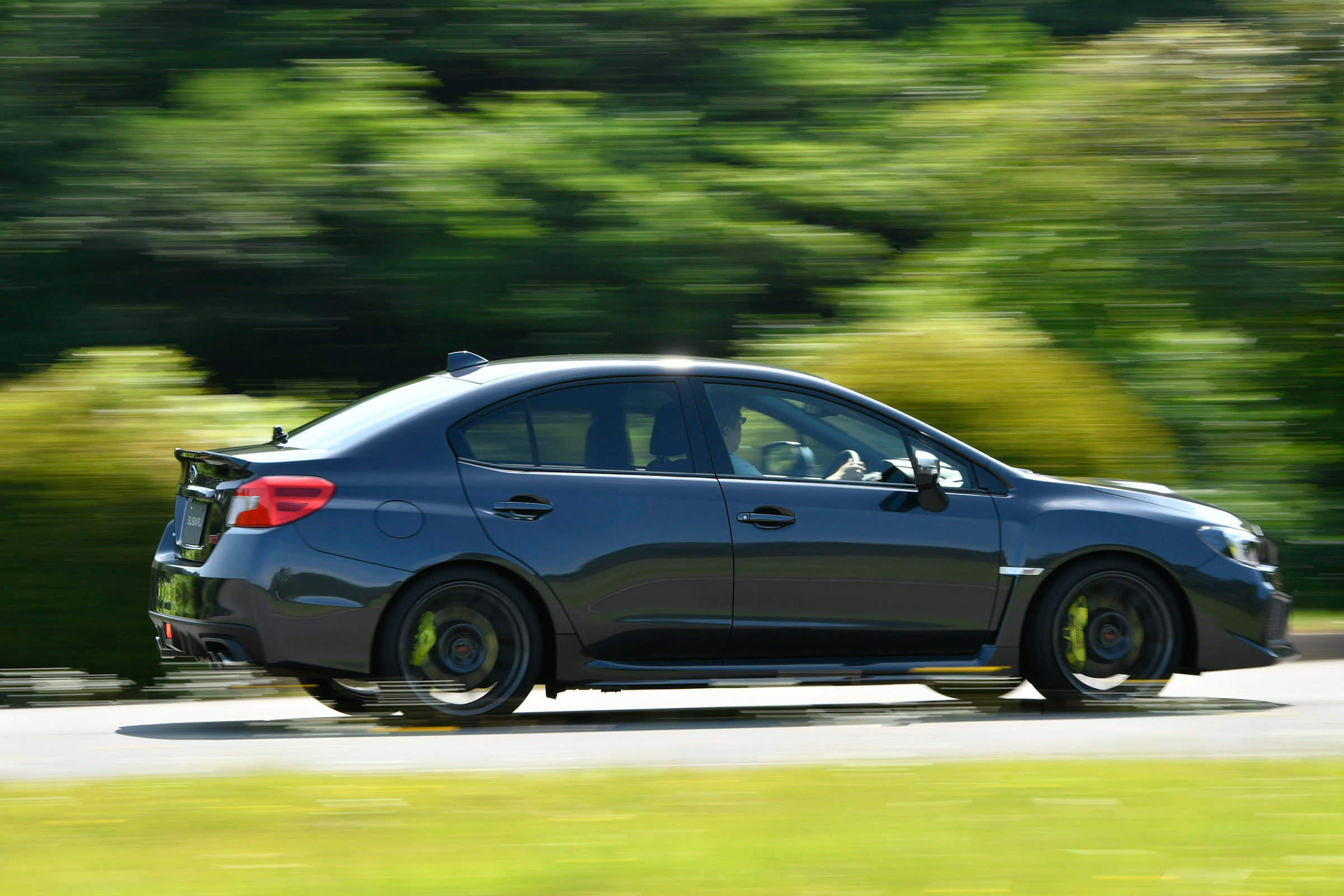Subaru WRX STI - side action