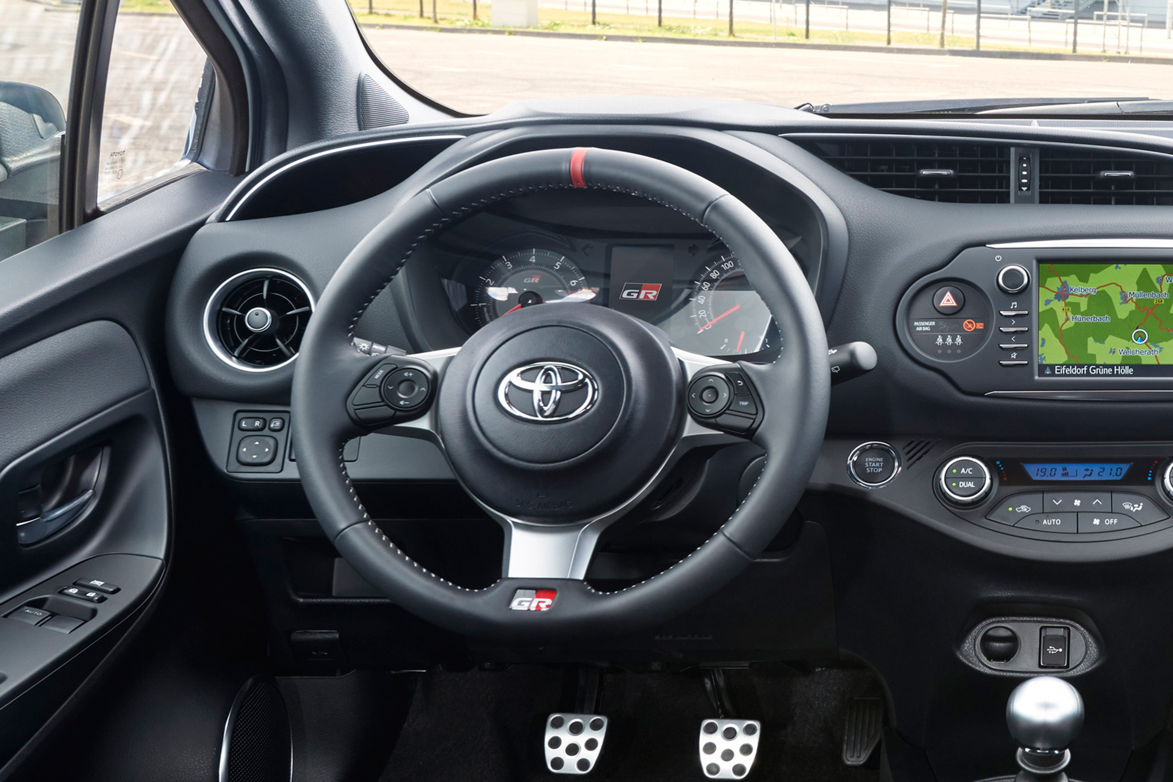Toyota Yaris GRMN prototype interior