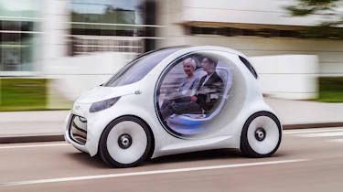 Smart Vision EQ ForFour concept - front tracking