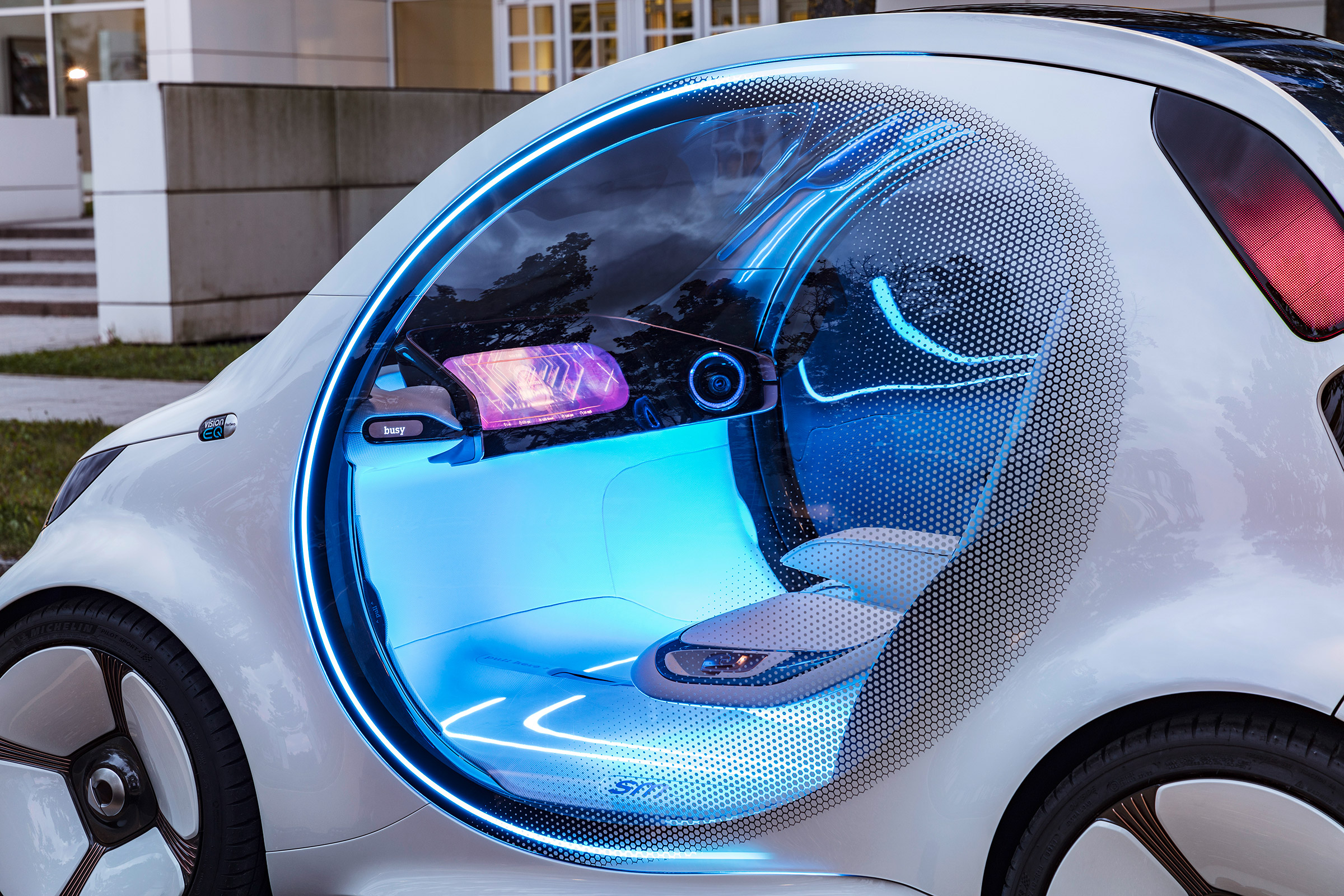 Smart Vision EQ ForFour concept - interior