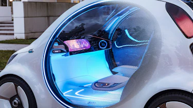 Smart Vision EQ ForFour concept - interior