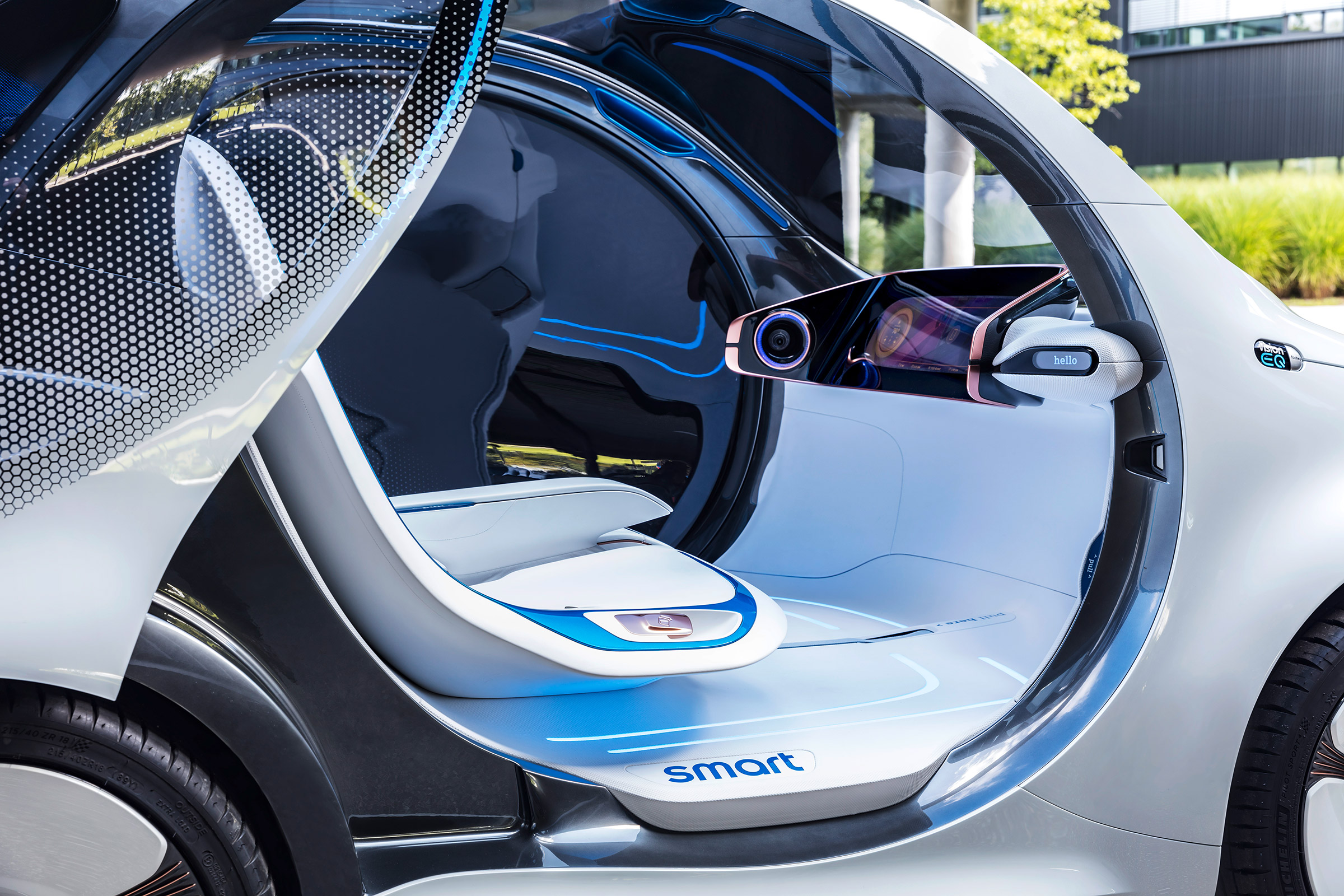 Smart Vision EQ ForFour concept - seat