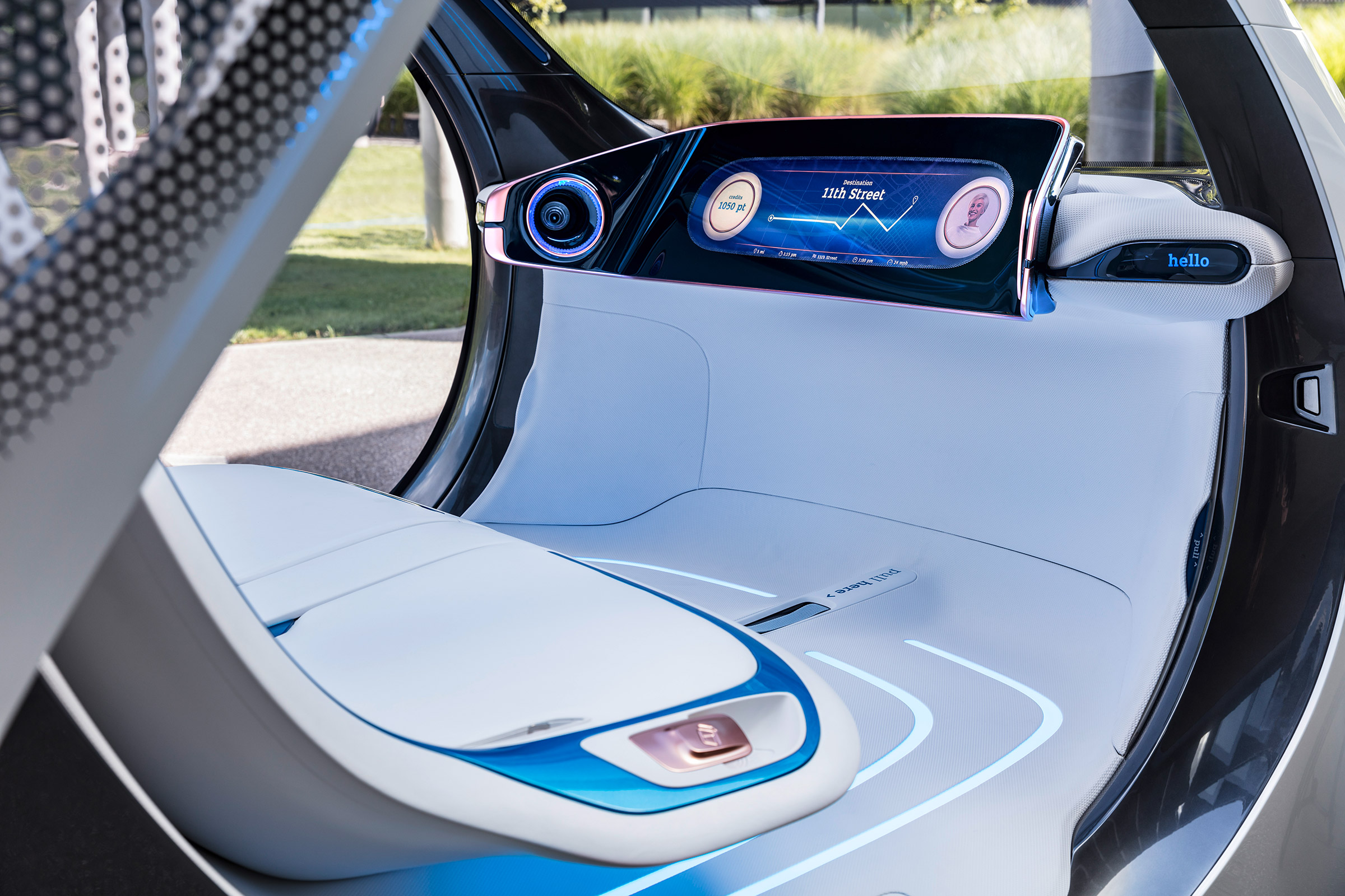 Smart Vision EQ ForFour concept - interior detail