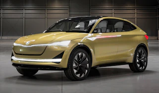 Skoda Vision E concept - front