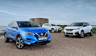 Nissan Qashqai vs SEAT Ateca vs Peugeot 3008