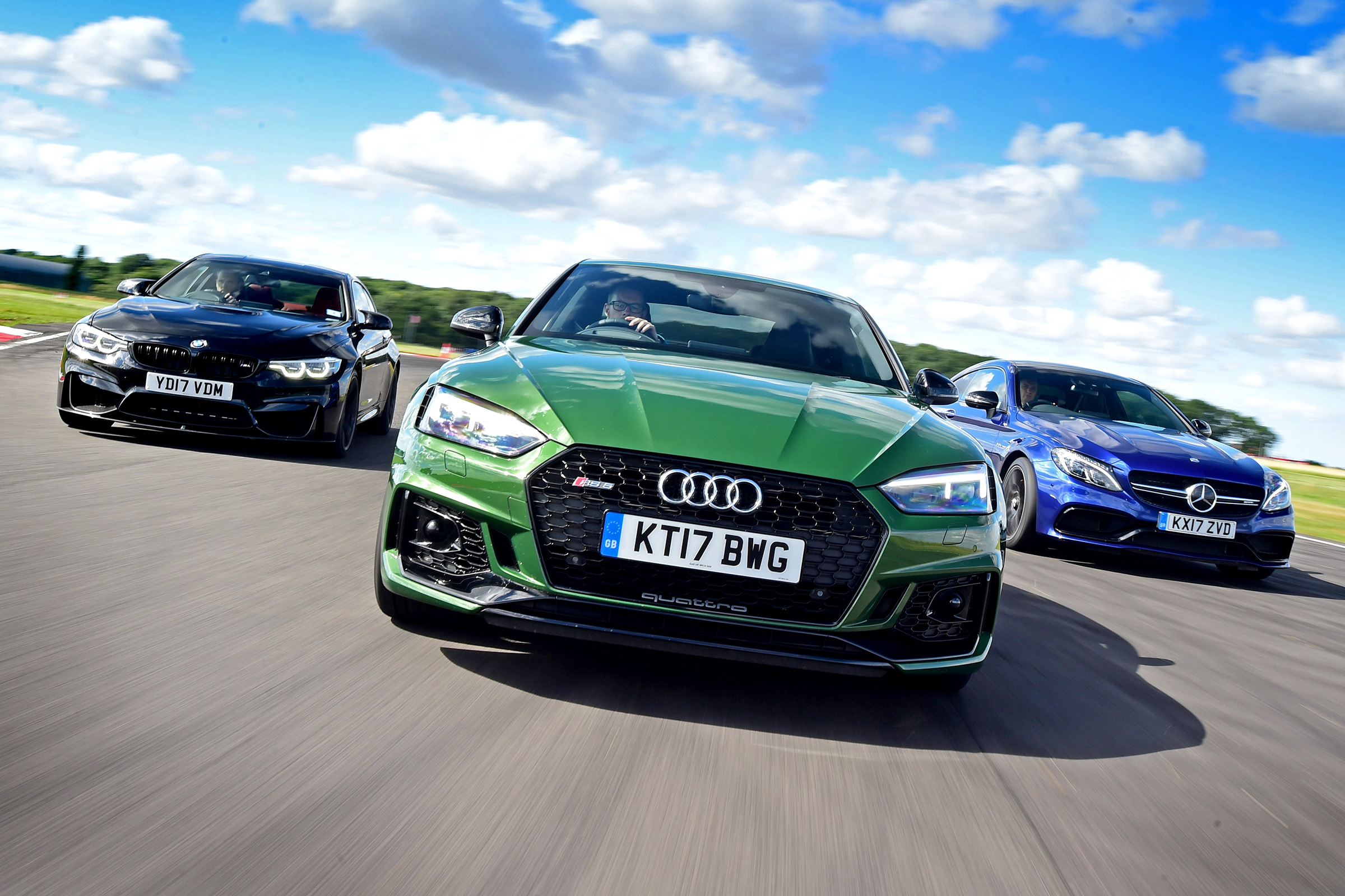 Audi RS 5 vs BMW M4 vs Mercedes-AMG C 63 S