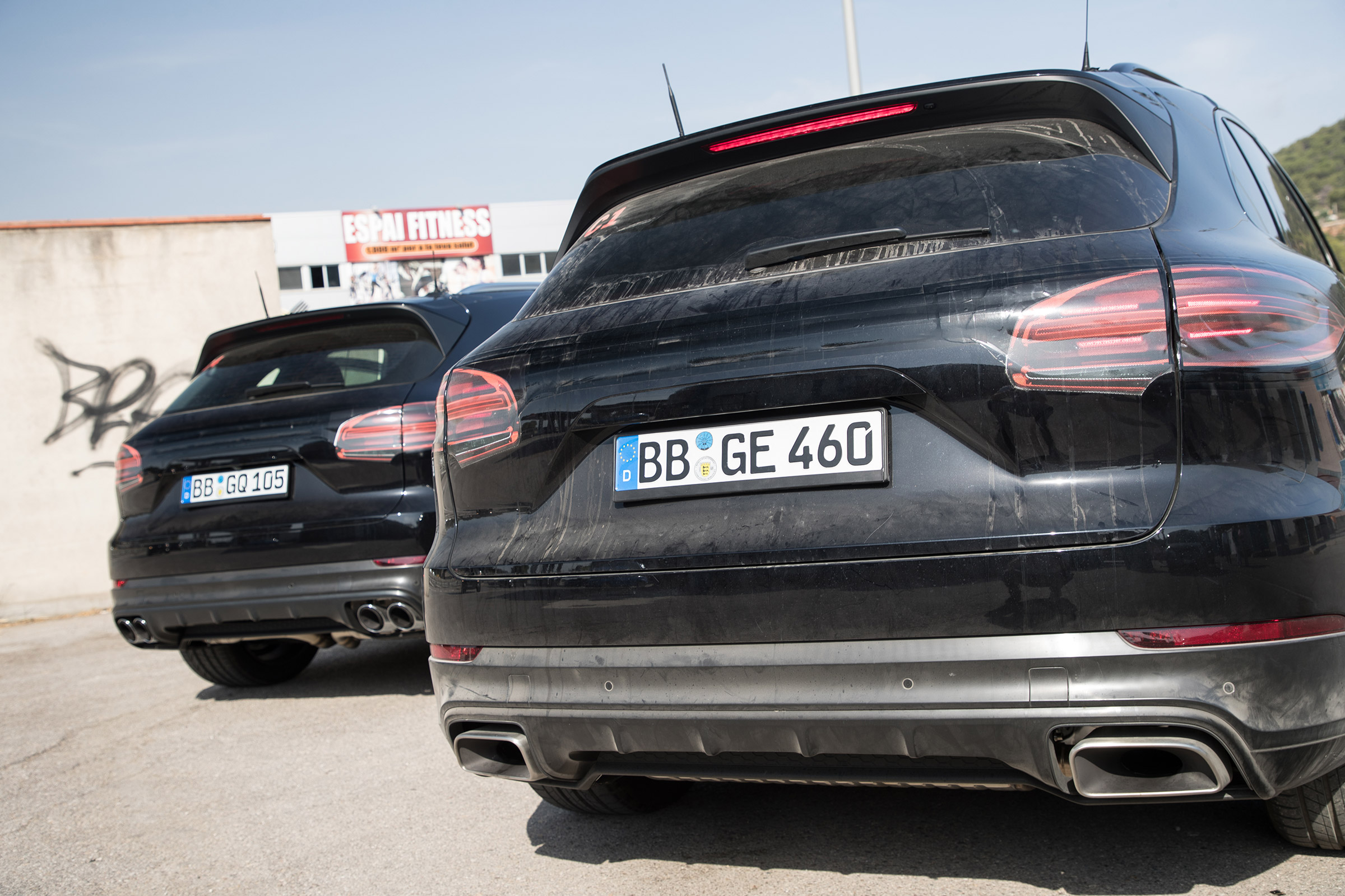Porsche Cayenne prototype - rear statics