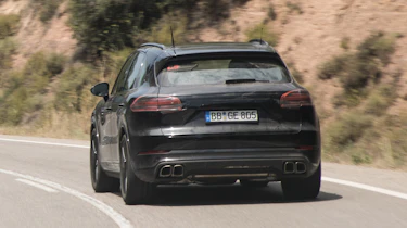 Porsche Cayenne prototype - rear tracking