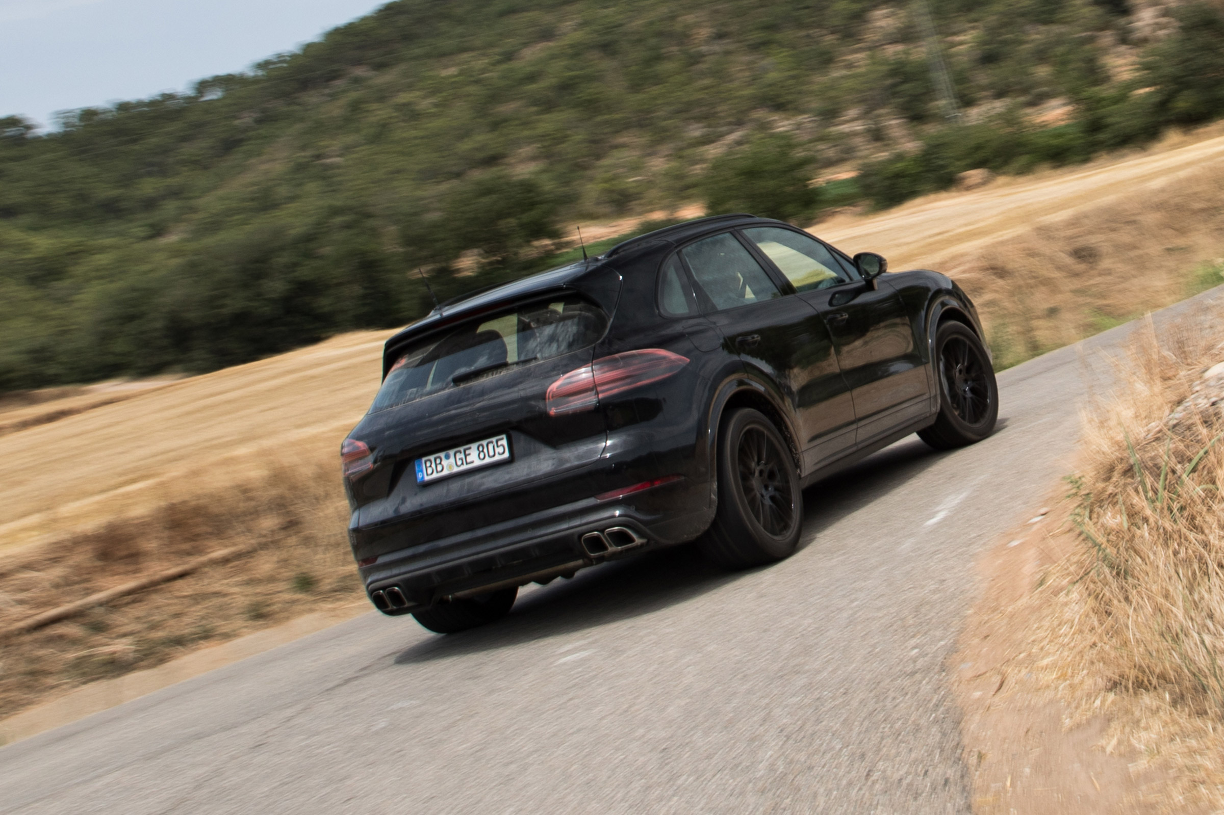 Porsche Cayenne prototype - rear cornering