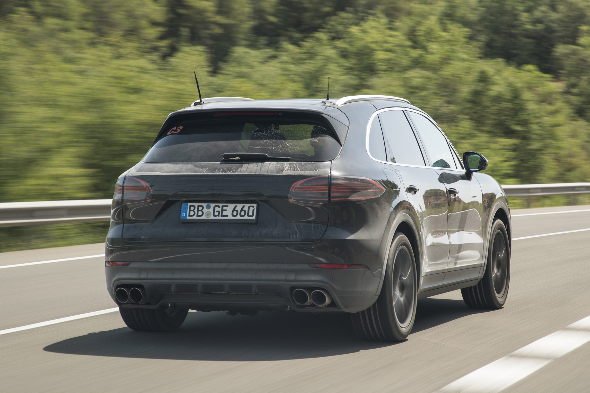 Porsche Cayenne prototype - rear