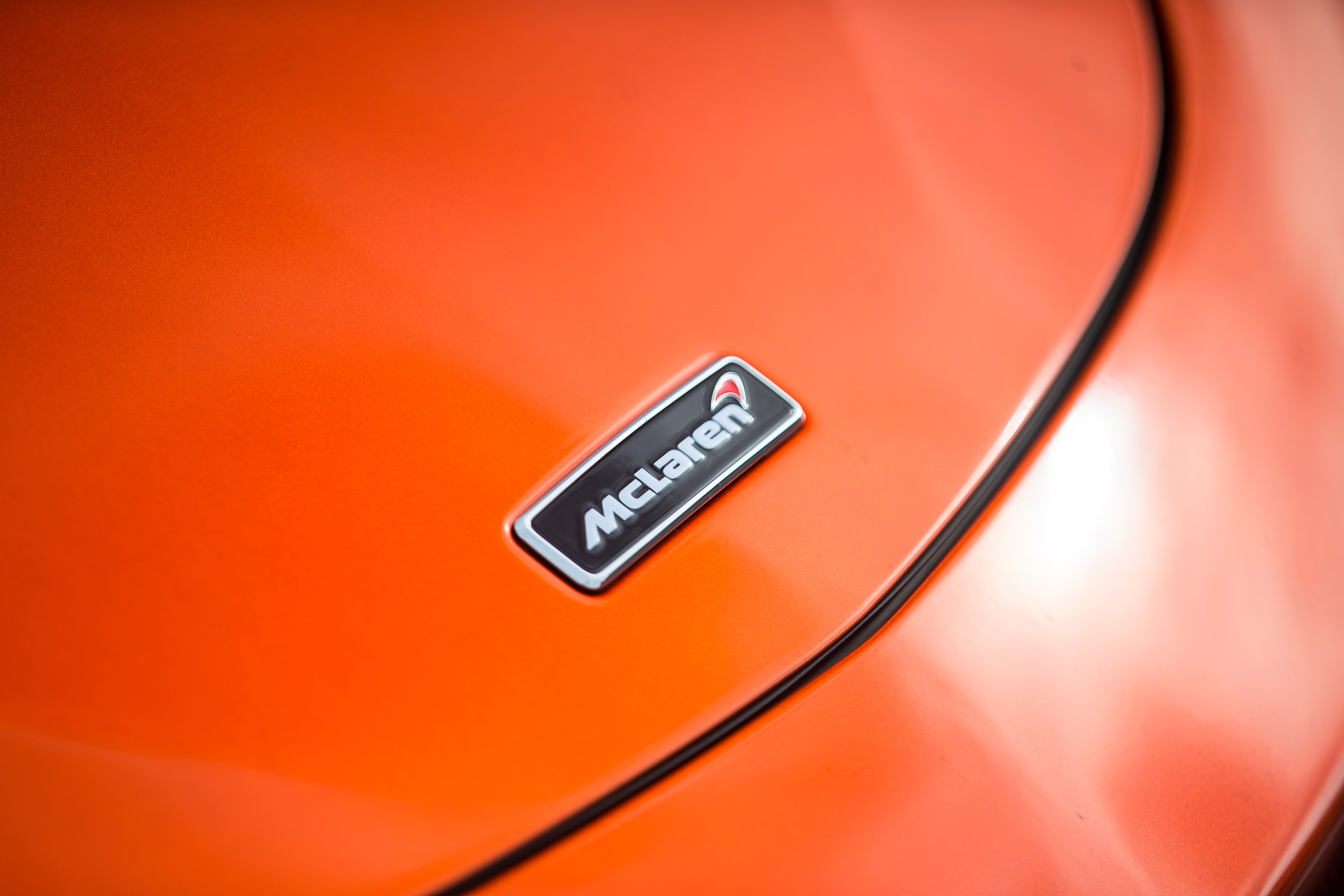 McLaren 570GT long term second report - McLaren badge