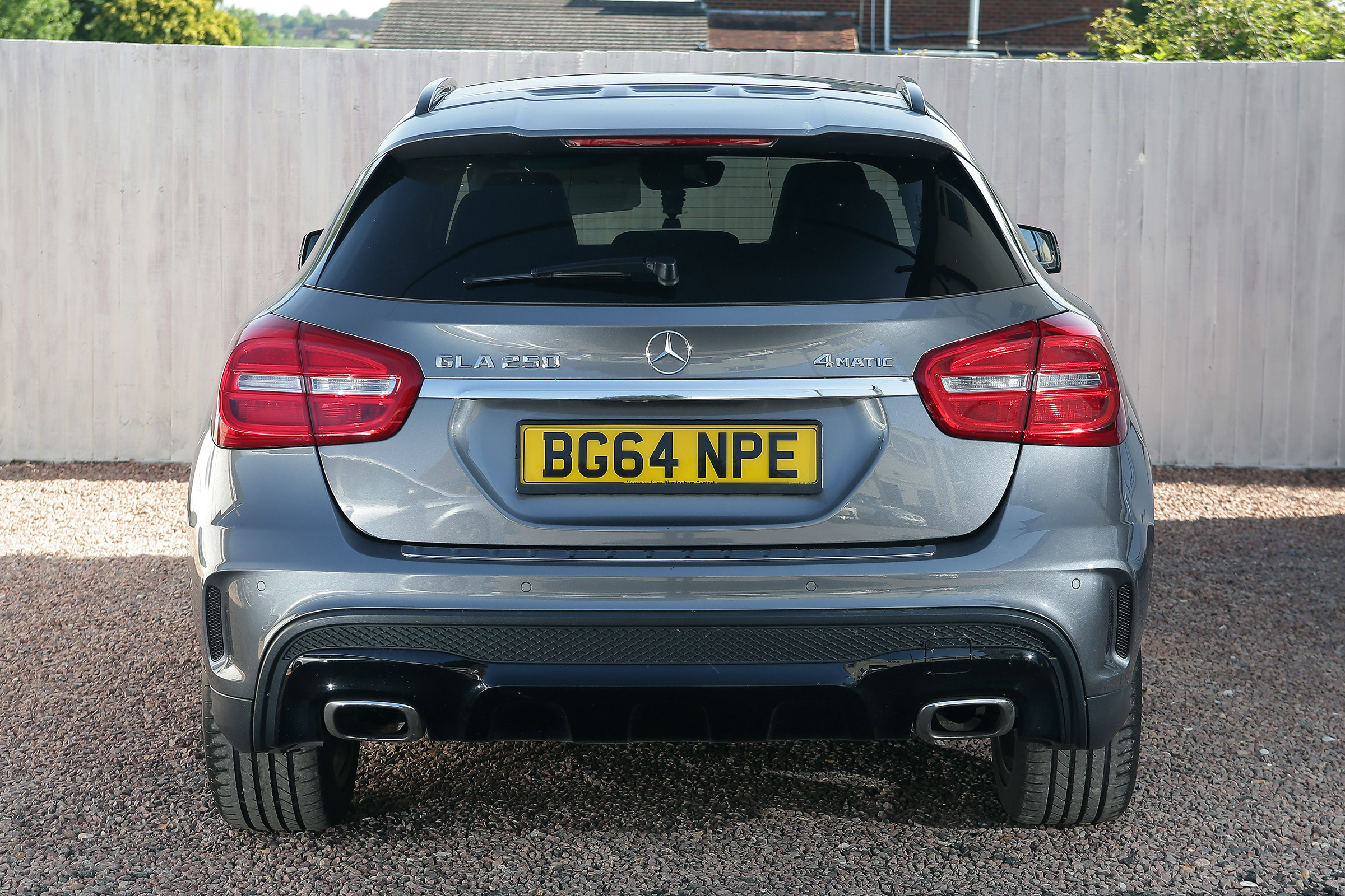 Used Mercedes GLA - full rear