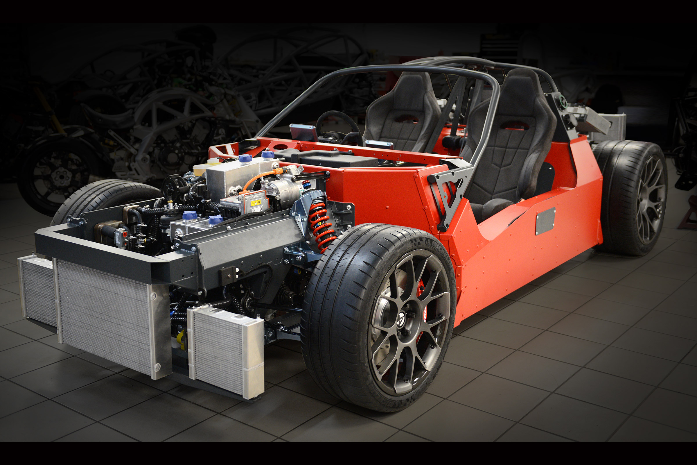 Ariel Hipercar chassis and tech