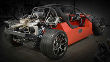 Ariel Hipercar chassis and tech rear