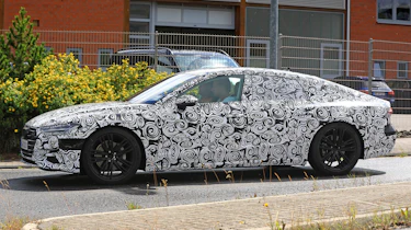 New 2018 Audi A7 spy shot side