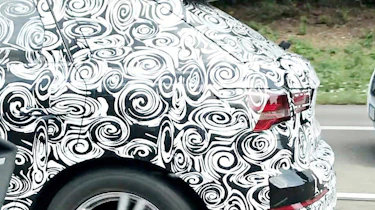 2018 Audi Q3 spy shot rear haunch