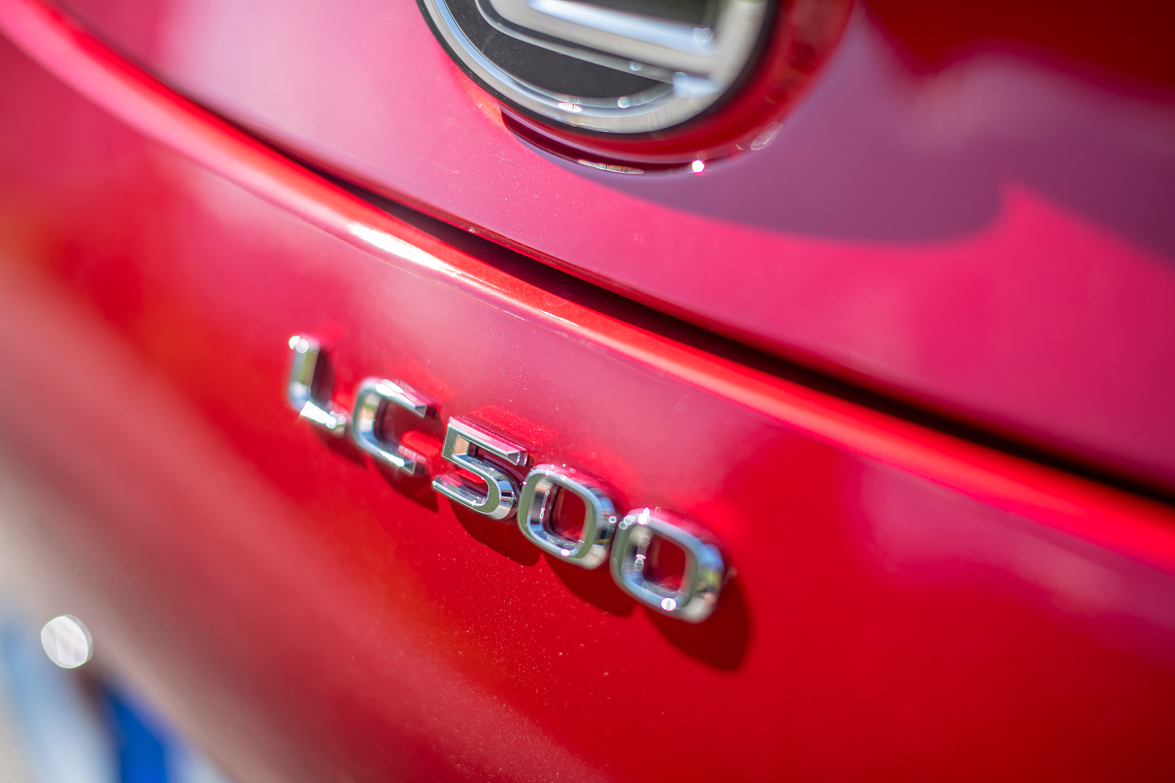 Lexus LC 500 - LC 500 badge