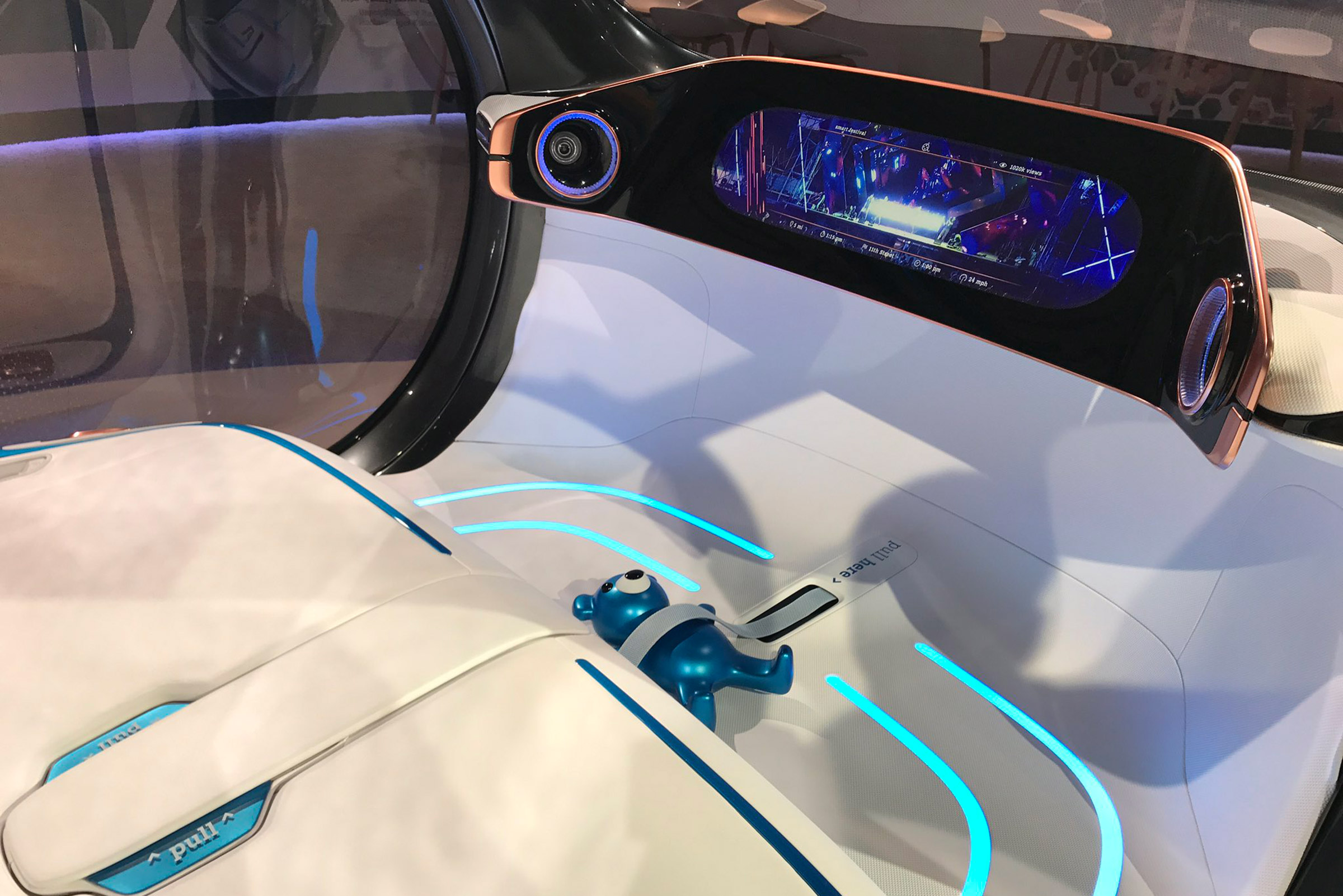 Smart Vision EQ ForFour concept - reveal interior
