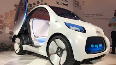 Smart Vision EQ ForFour concept - reveal front