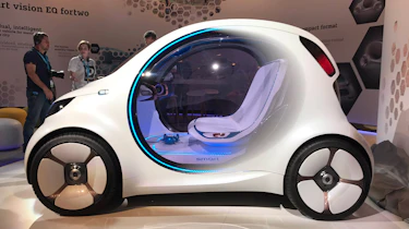 Smart Vision EQ ForFour concept - reveal side