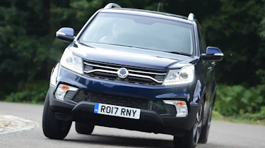 SsangYong Korando - front action