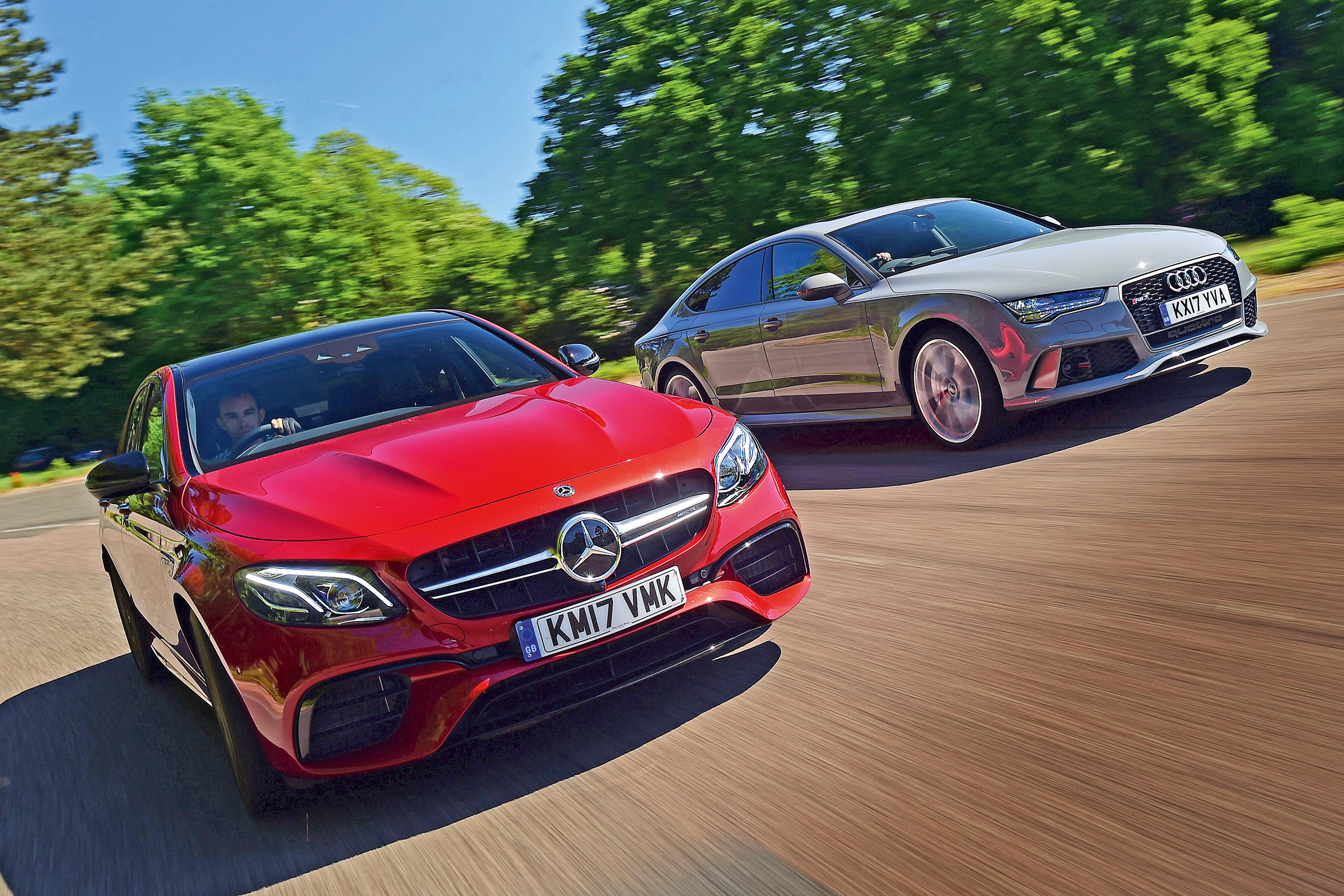 Mercedes-AMG E 63 S vs Audi RS7 Performance - header