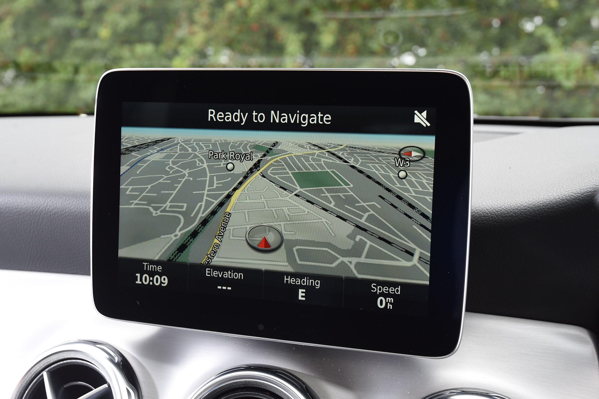 Mercedes GLA facelift - sat-nav