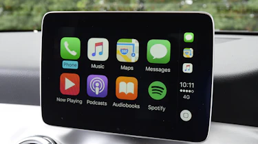 Mercedes GLA facelift - Apple CarPlay
