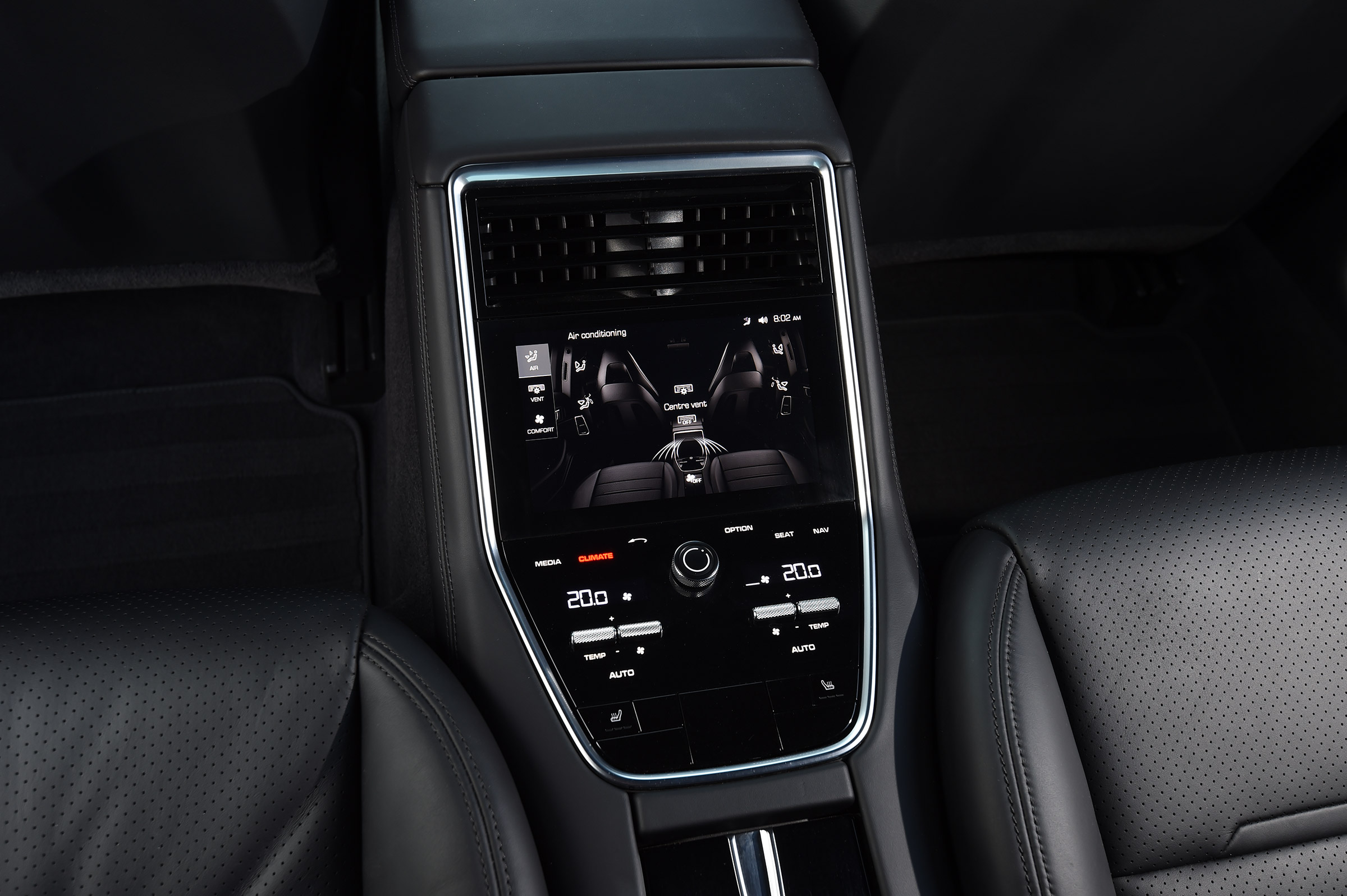 Porsche Panamera 4 E-Hybrid - rear console