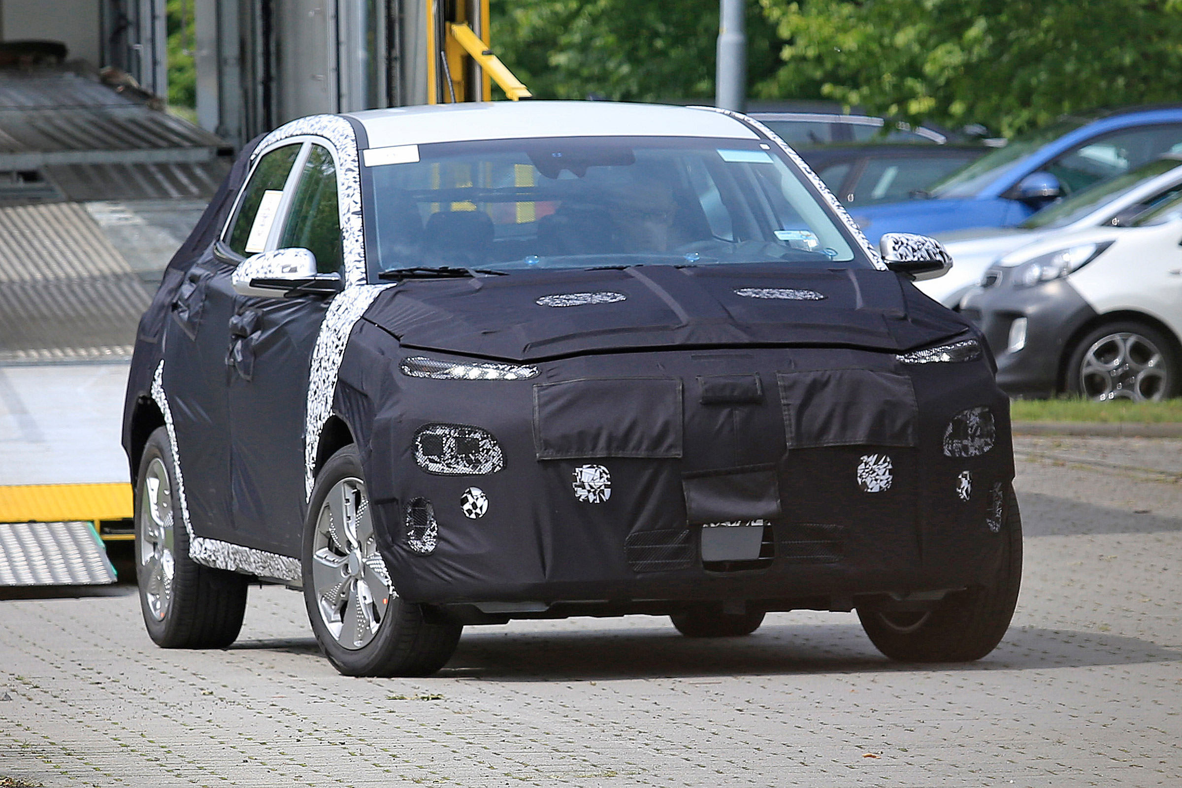 Hyundai Kona EV front quarter