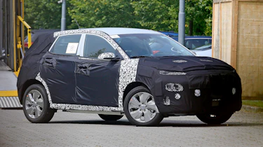 Hyundai Kona EV front three quarter