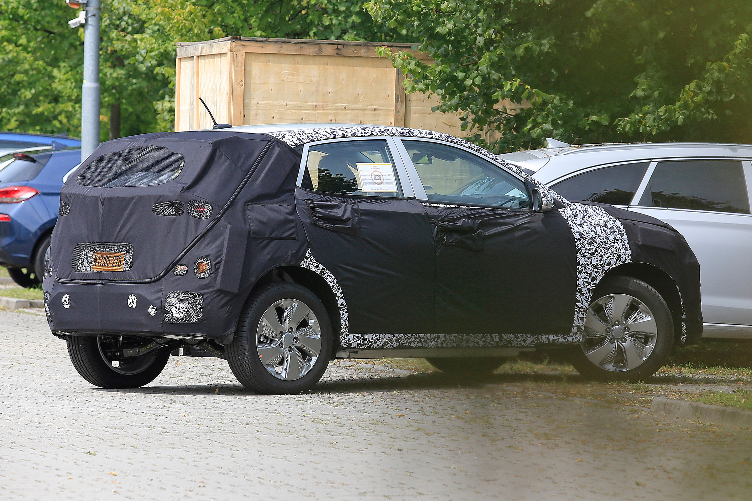 Hyundai Kona EV rear quarter