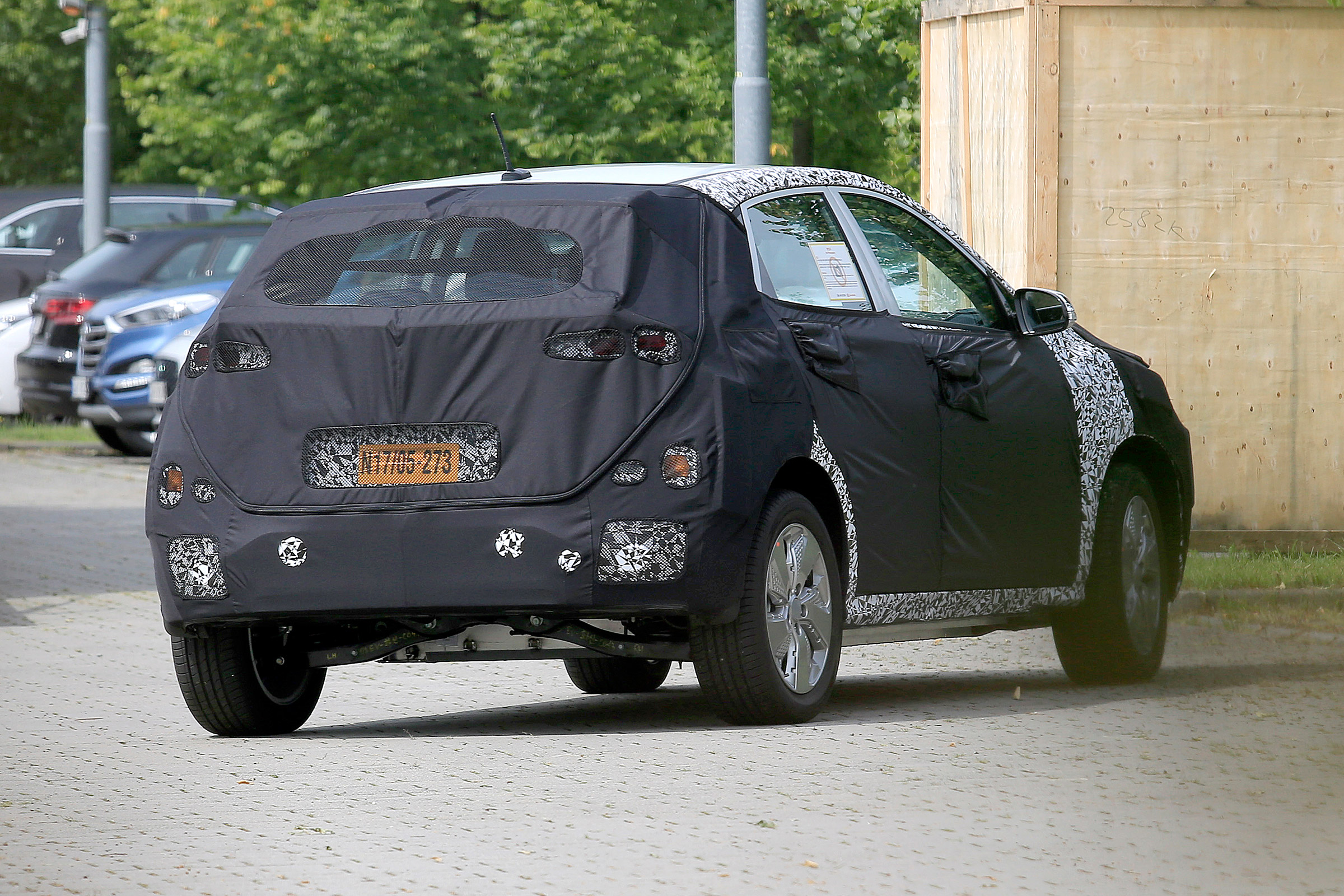 Hyundai Kona EV rear quarter