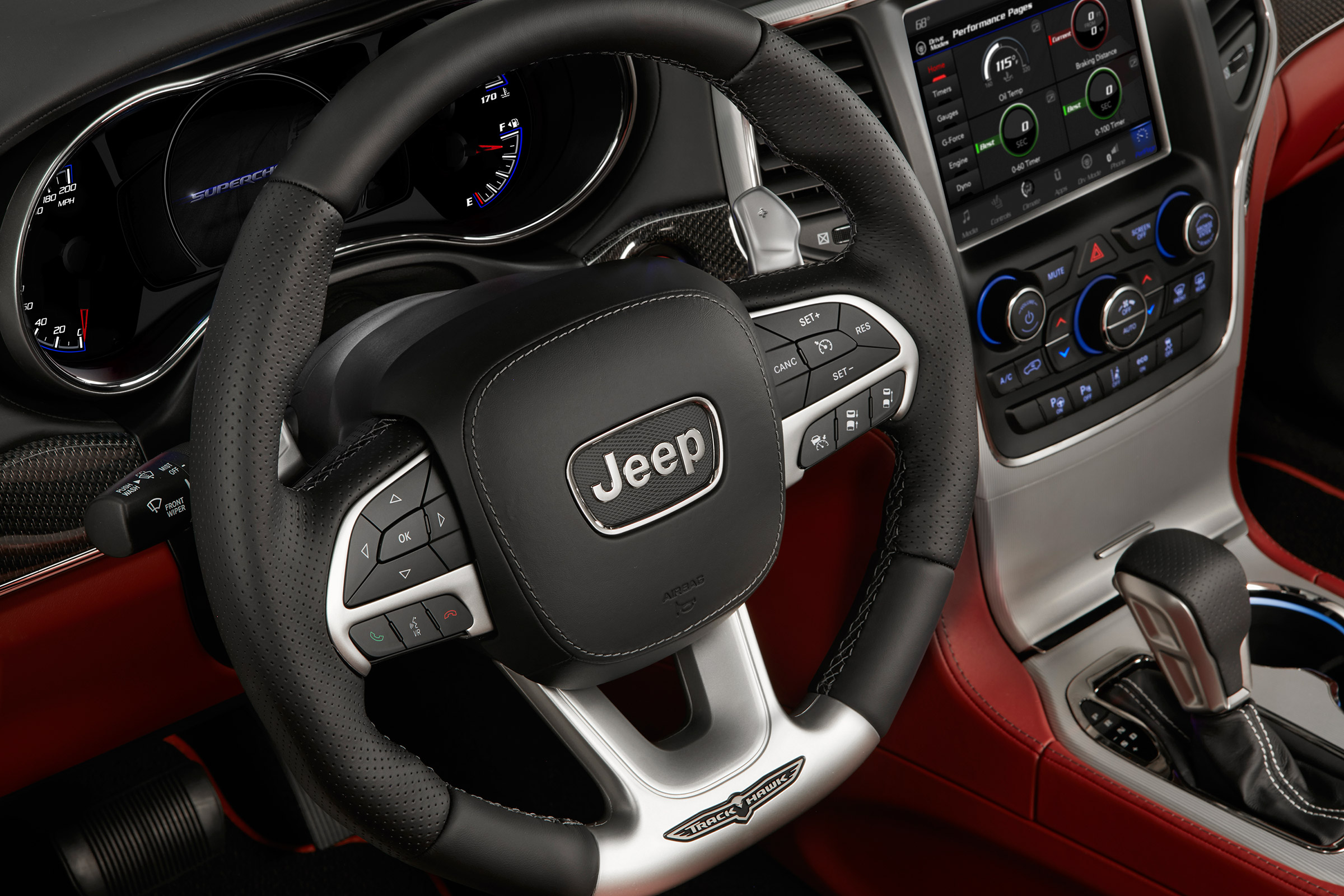 Jeep Grand Cherokee Trackhawk - steering wheel