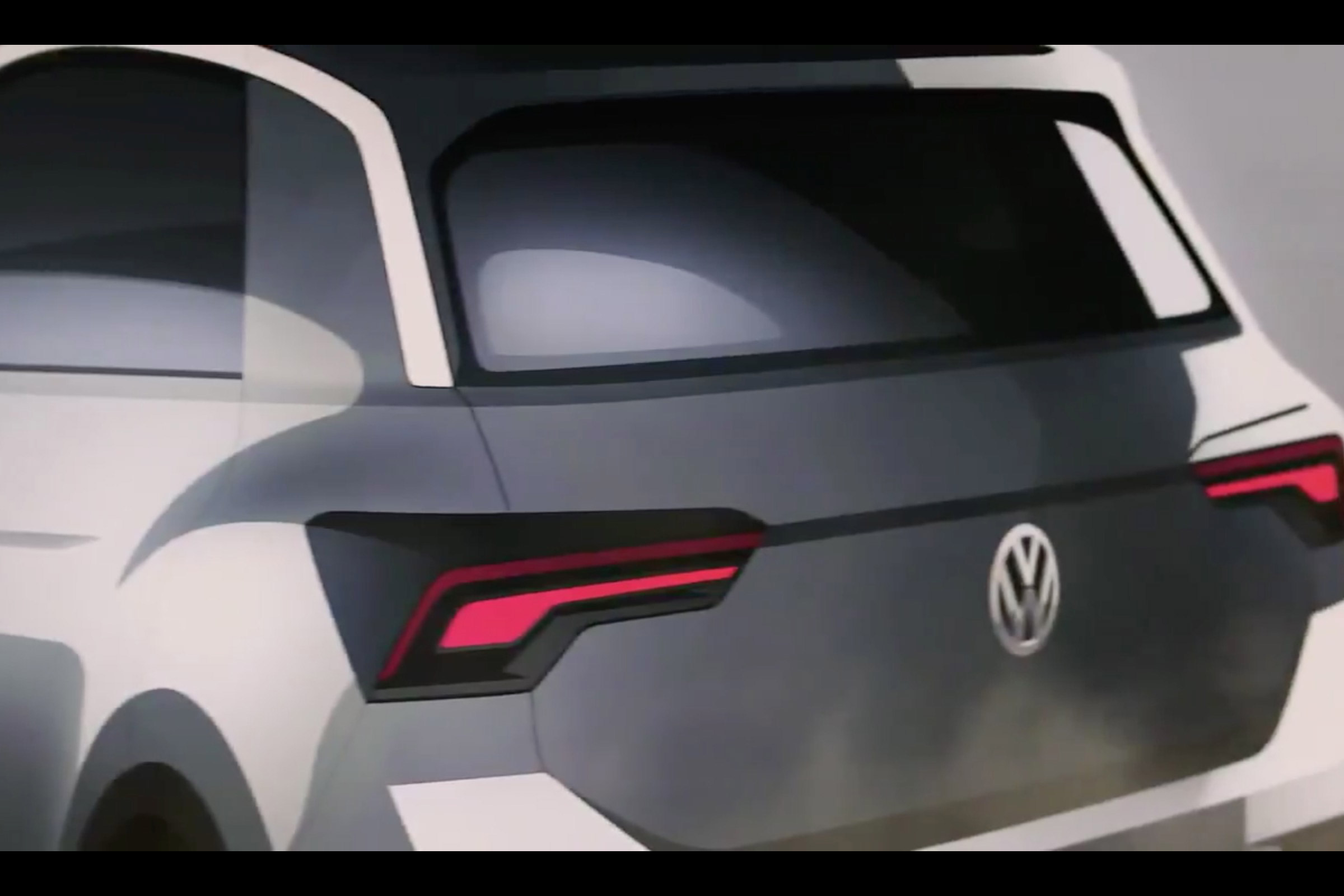Volkswagen T-Roc teaser rear