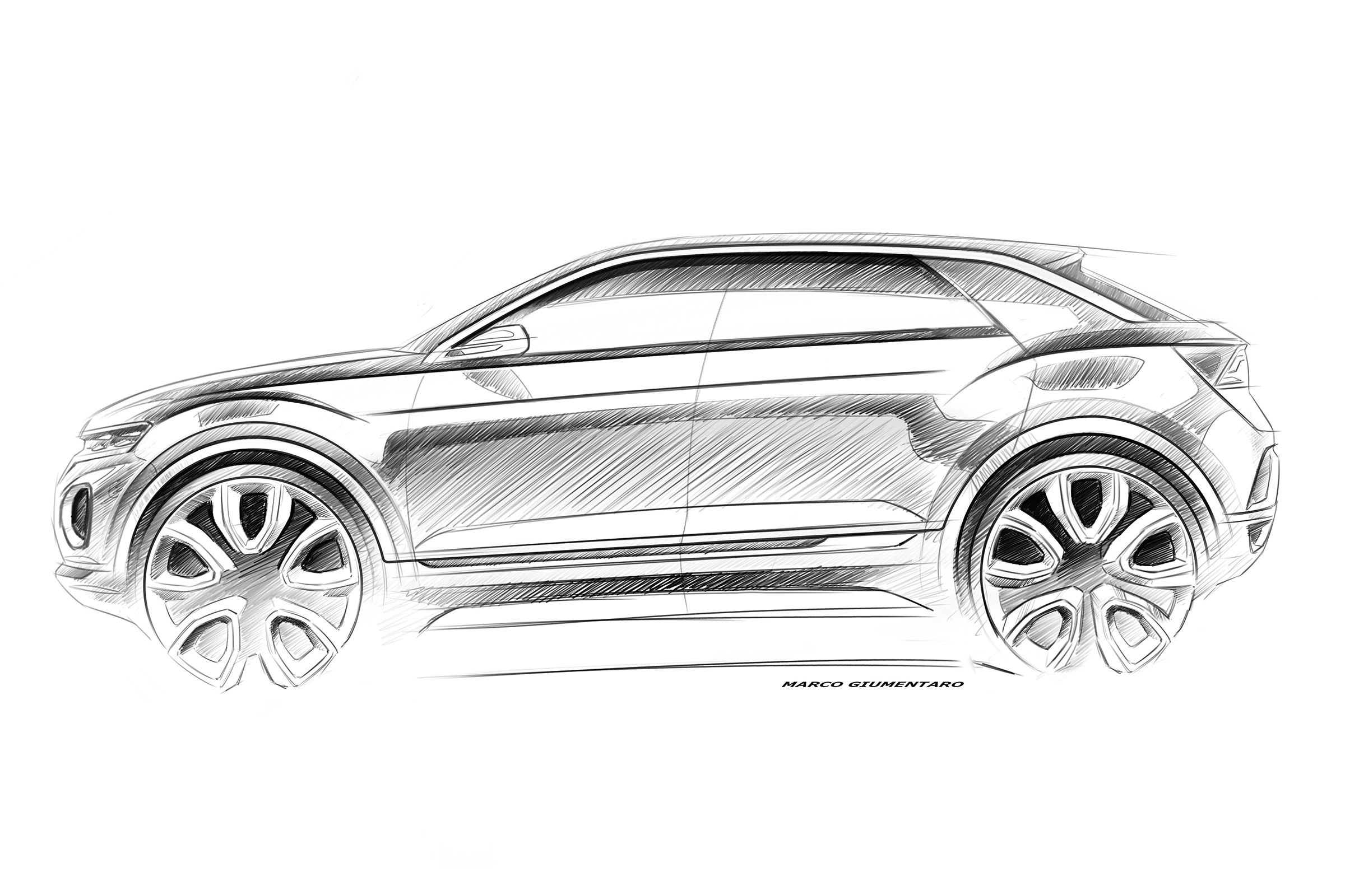 VW T-ROC sketch