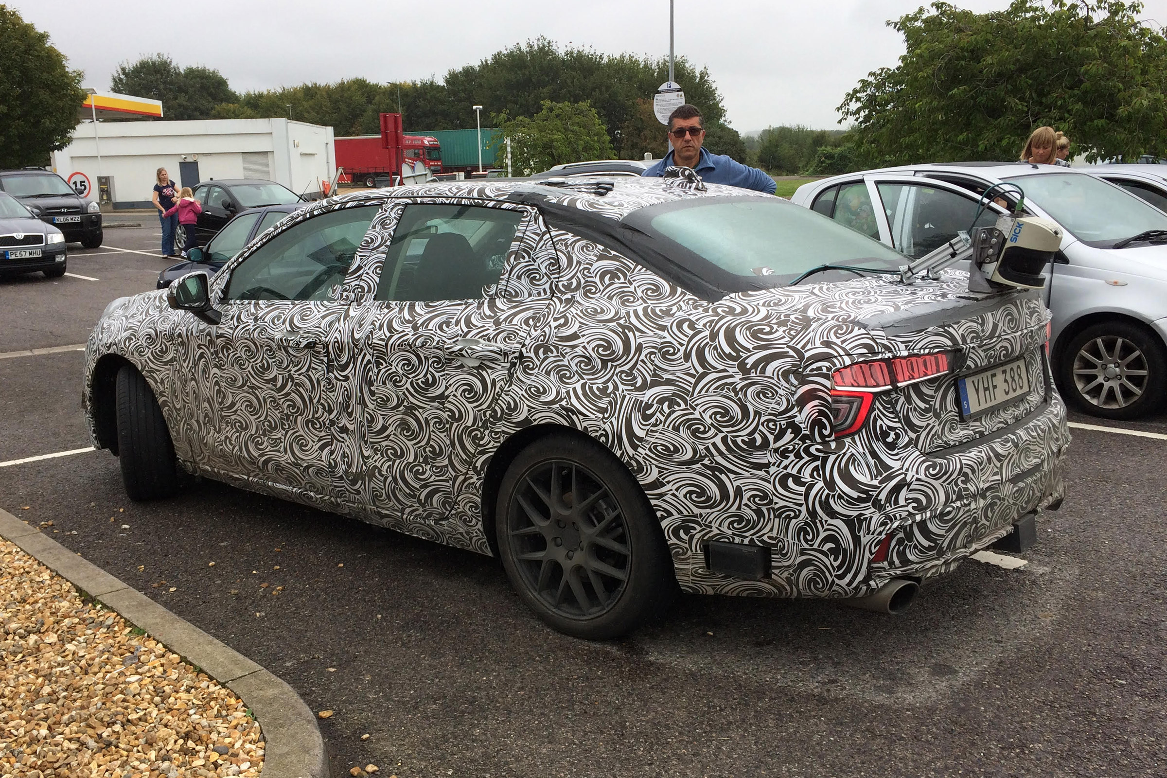 Lynk &amp; Co 03 testing - rear static