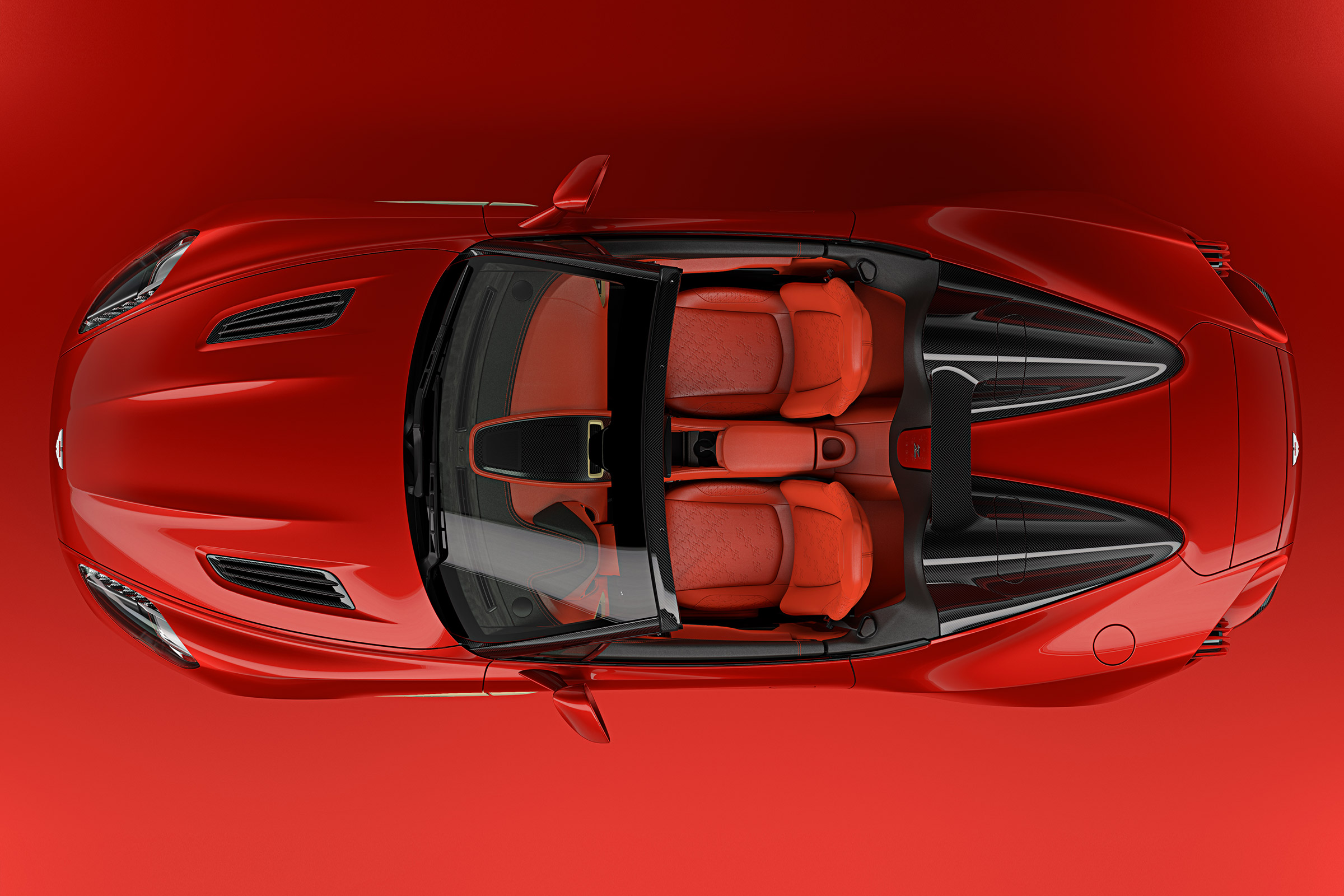 Aston Martin Vanquish Zagato Speedster - above