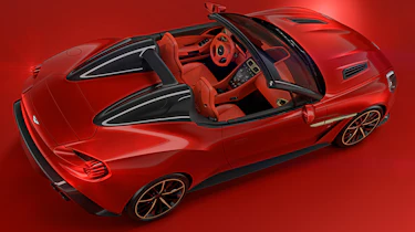 Aston Martin Vanquish Zagato Speedster - rear above