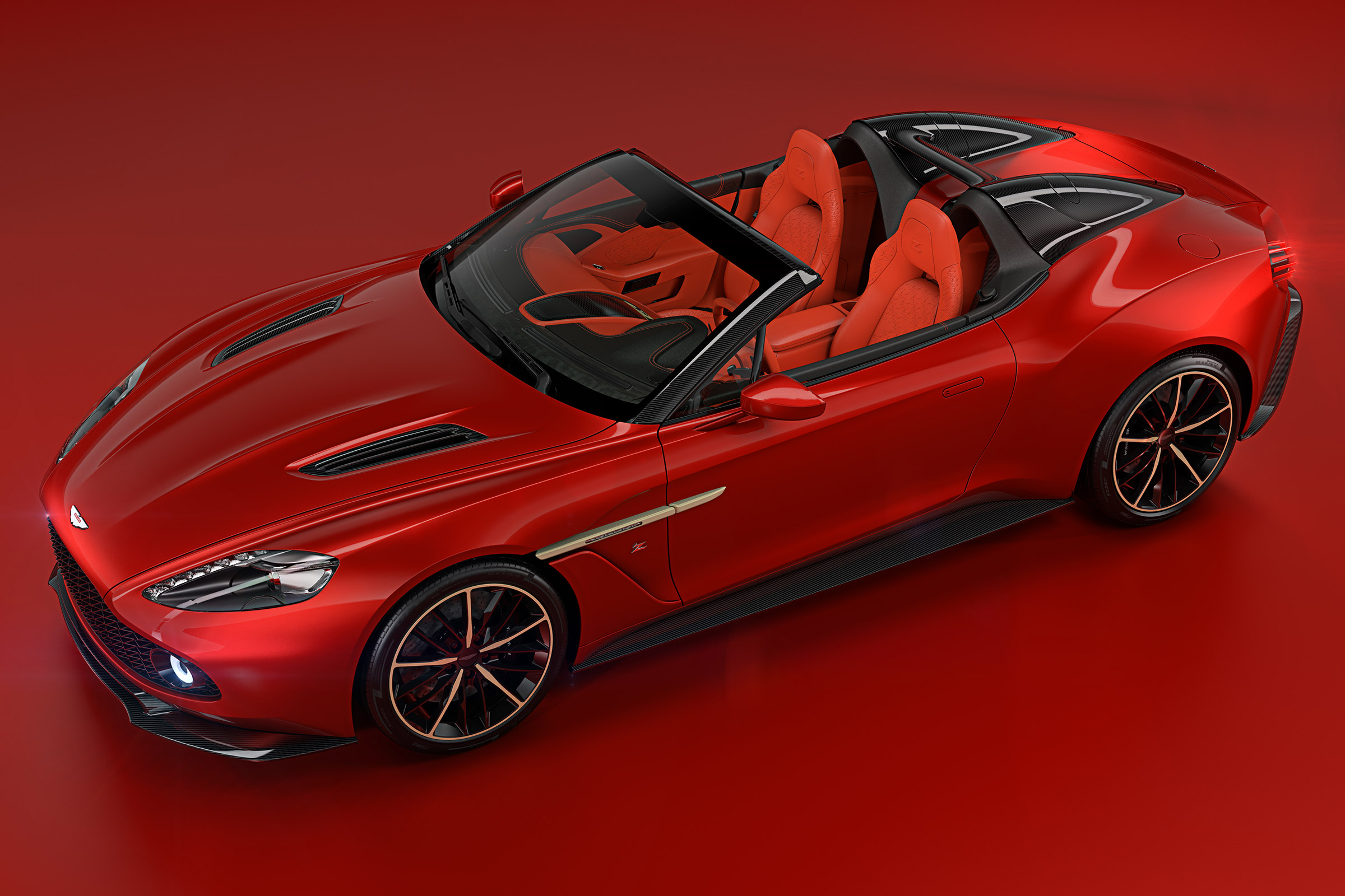 Aston Martin Vanquish Zagato Speedster - front above