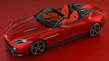 Aston Martin Vanquish Zagato Speedster - front above