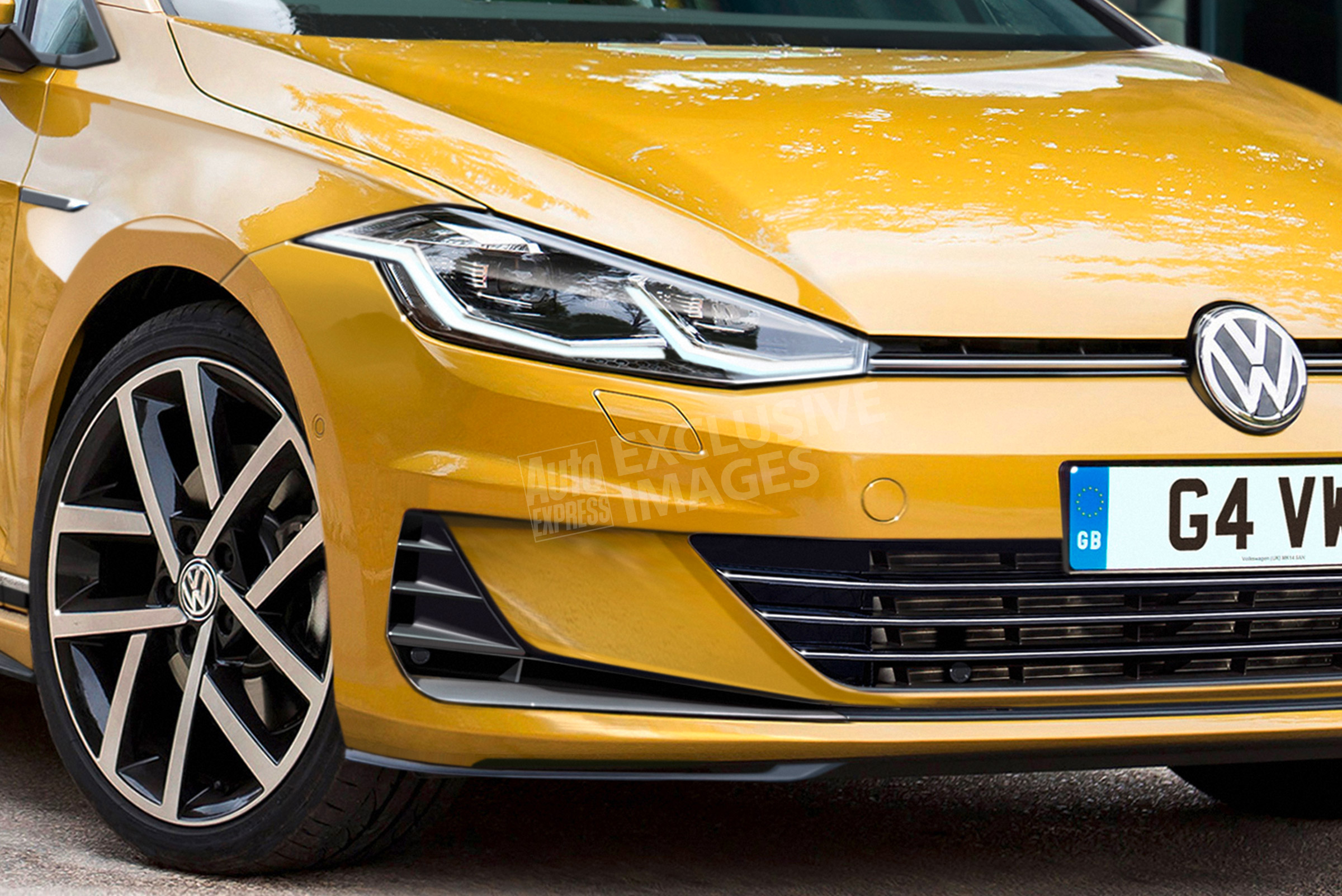 Volkswagen Golf Mk8 - front detail (exclusive image)