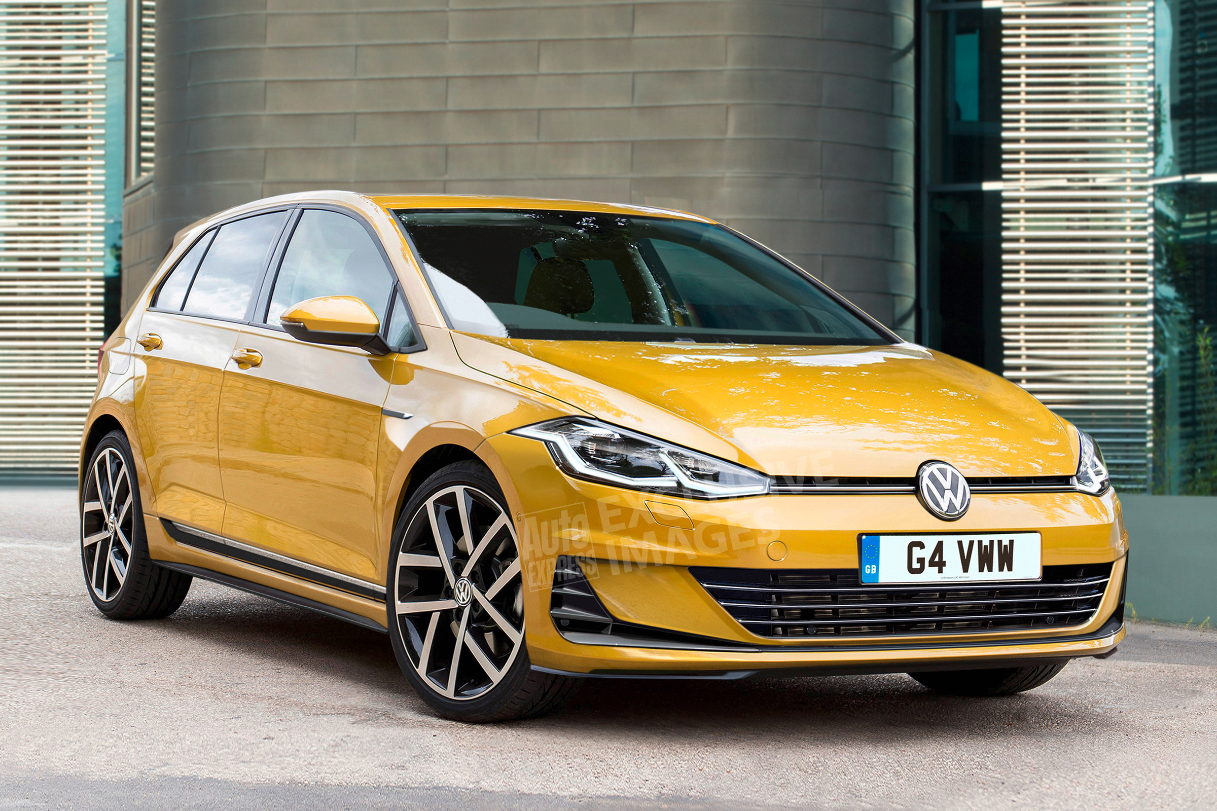 Volkswagen Golf Mk8 - front (exclusive image)
