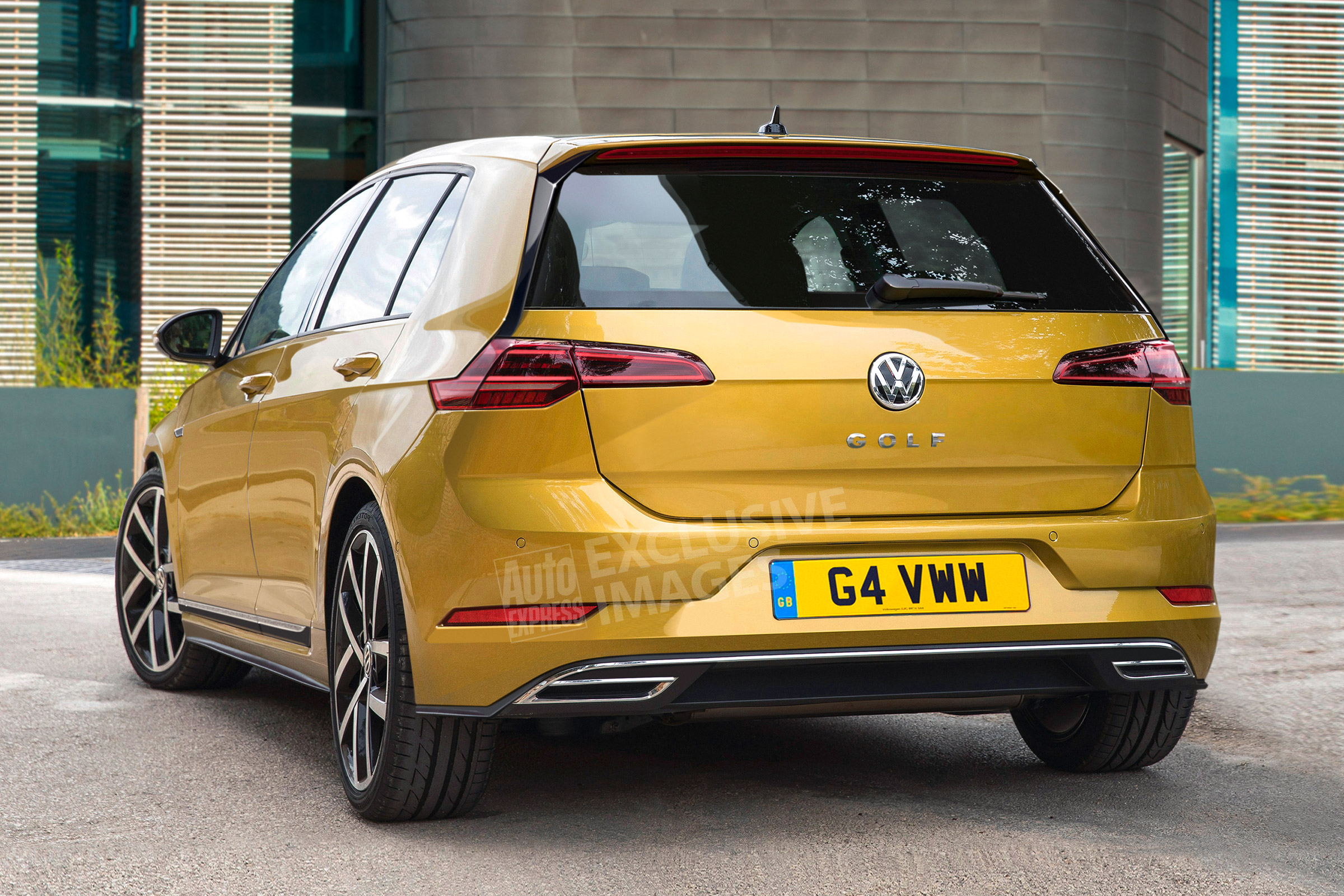 Volkswagen Golf Mk8 - rear (exclusive image)